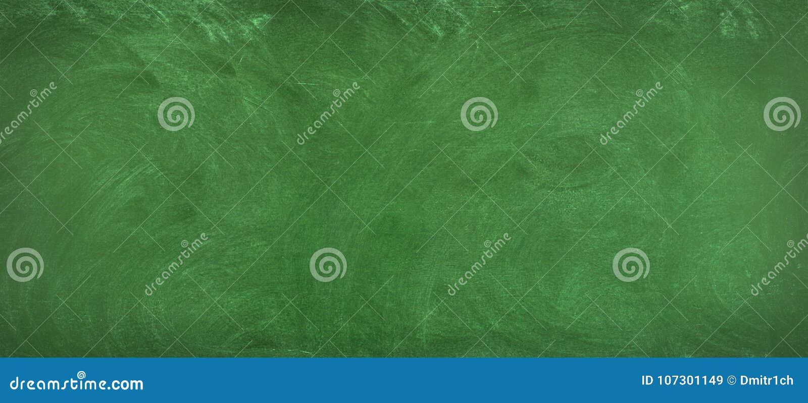 Green Chalkboard Background. Clean Surface of the Blackboard Stock