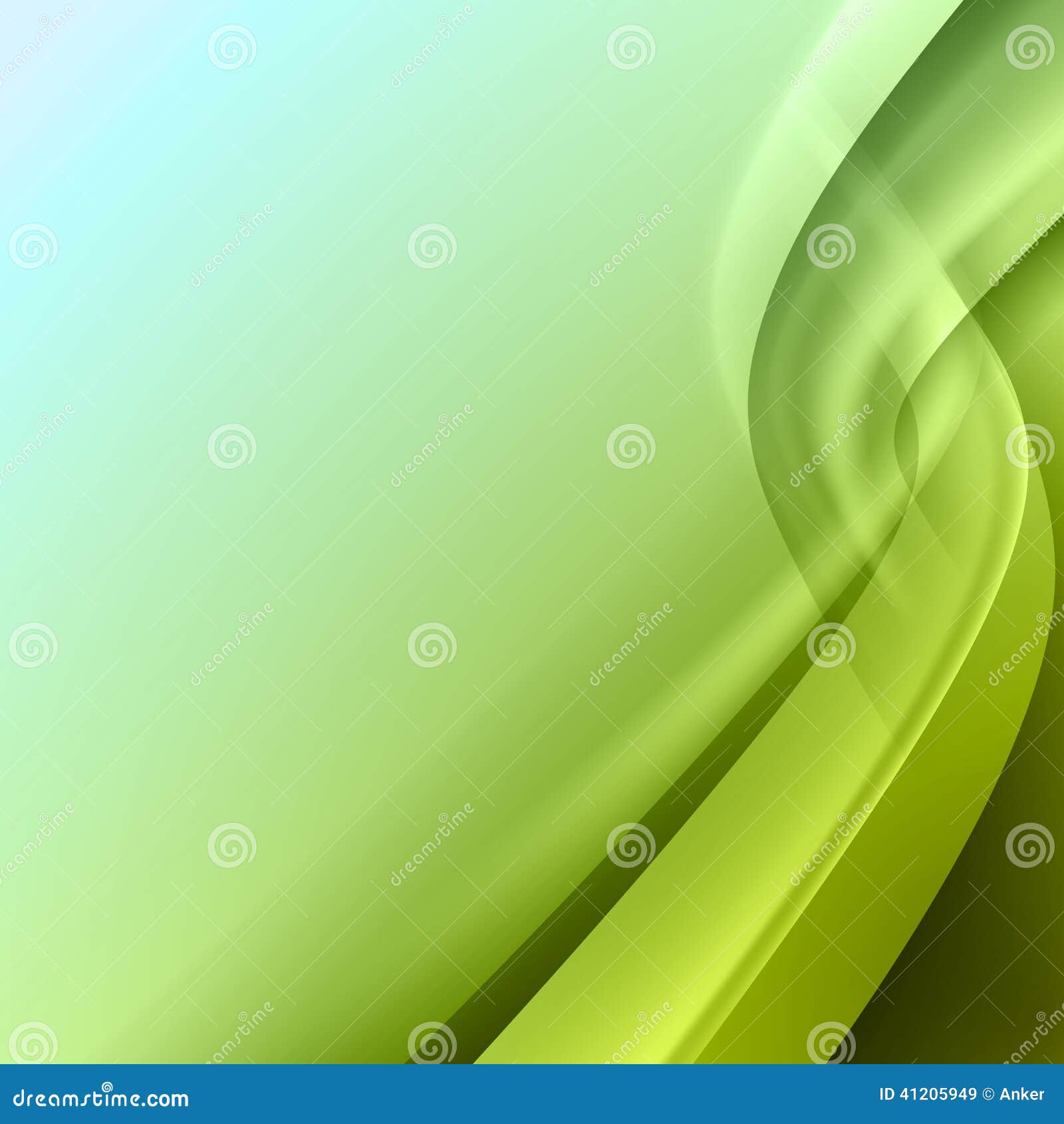 Green Blue Abstract Background Stock Illustration Illustration of