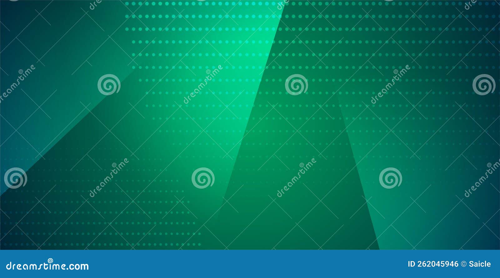 Green Blue Abstract Modern Background with Dotted Lines Stock Vector