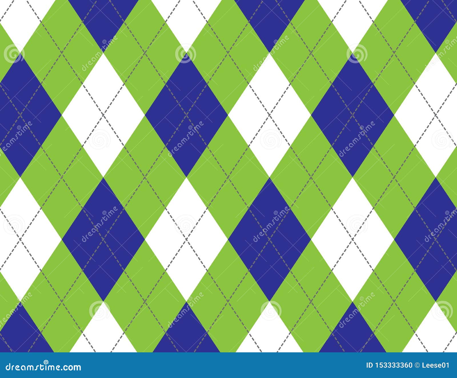 Bright Green and Dark Blue Argyle Background Stock Vector ...