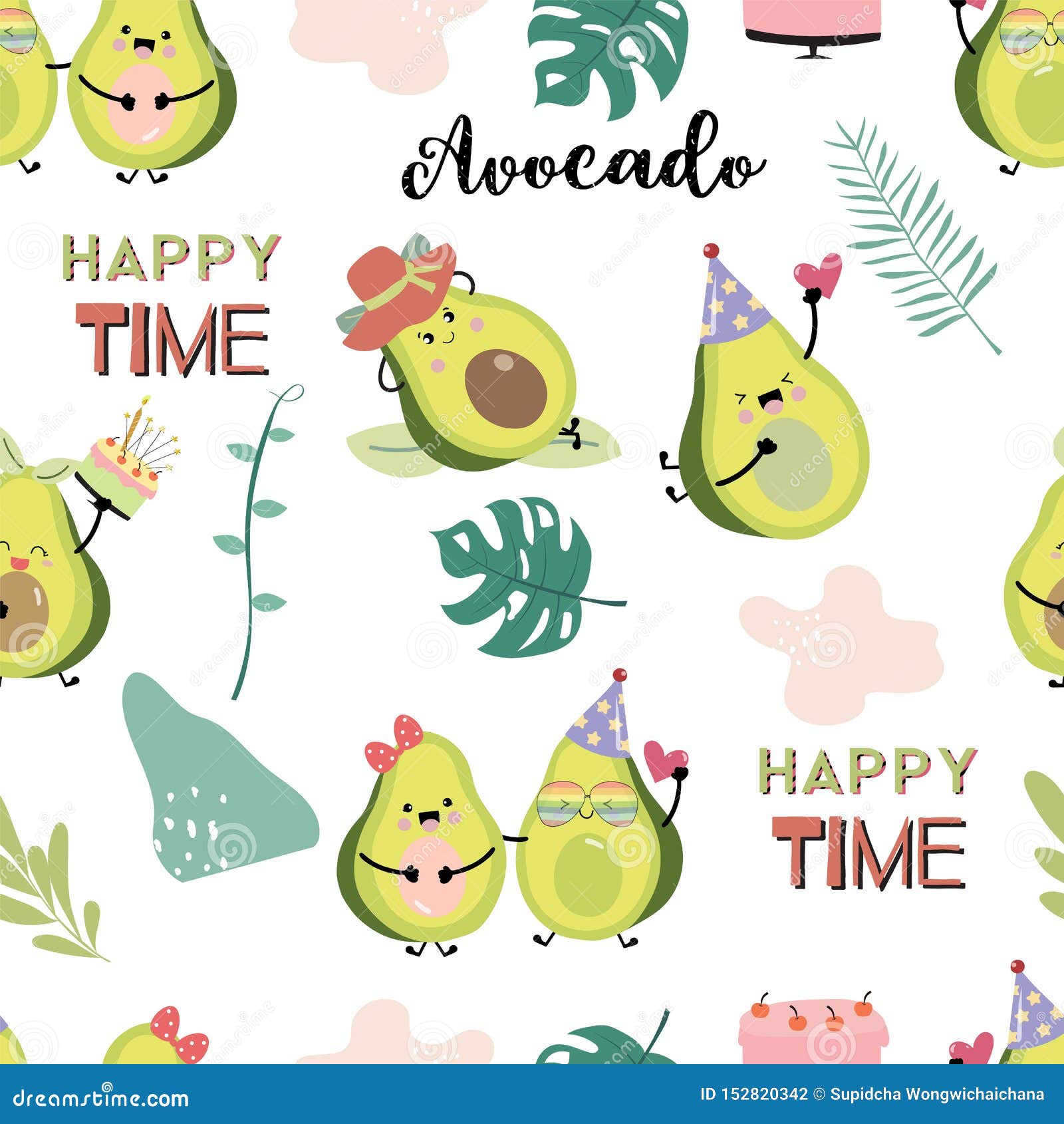 Avocado Cute Wallpaper Vector Images over 510