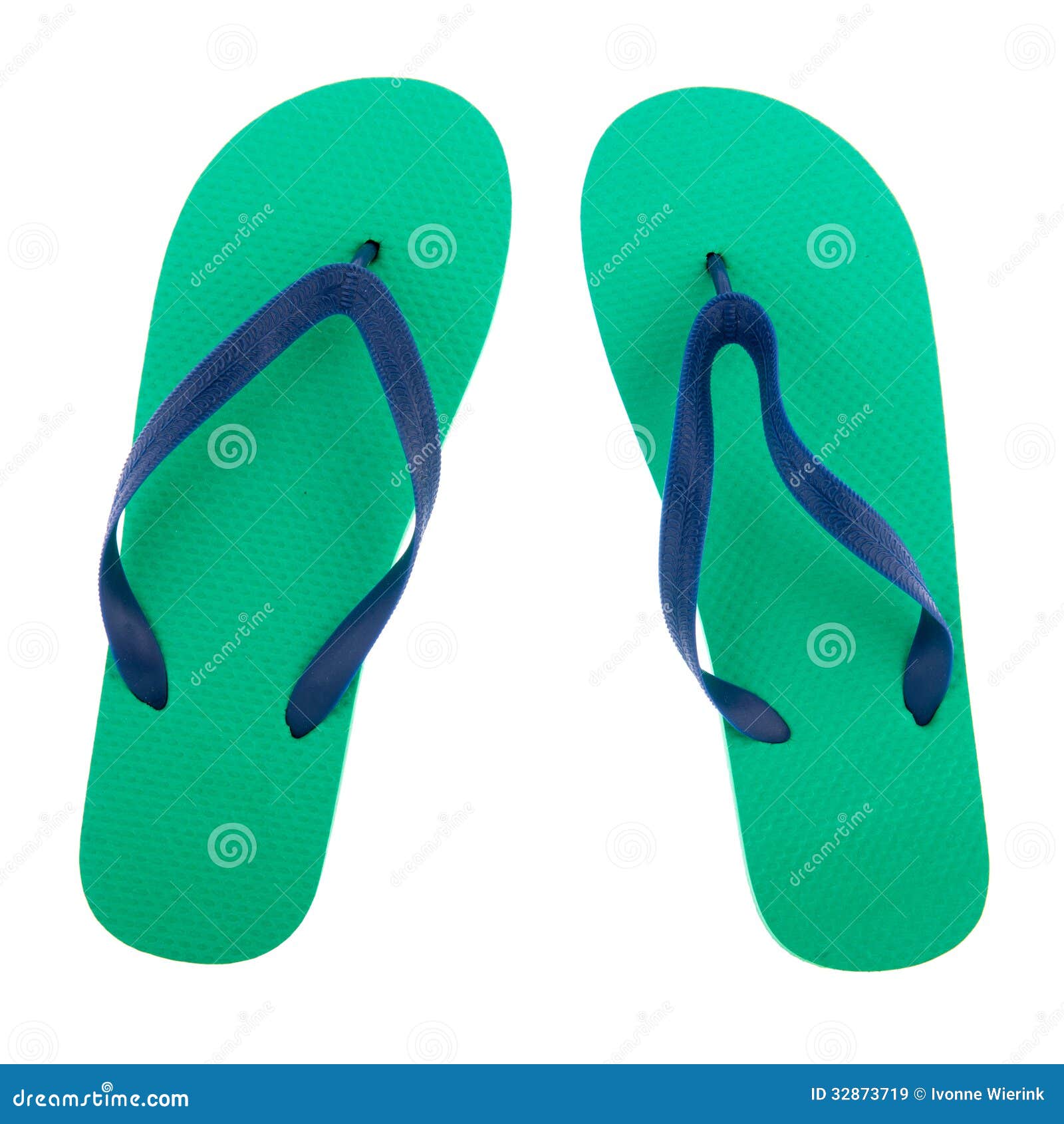Green and blue flip flops stock image. Image of shoe - 32873719