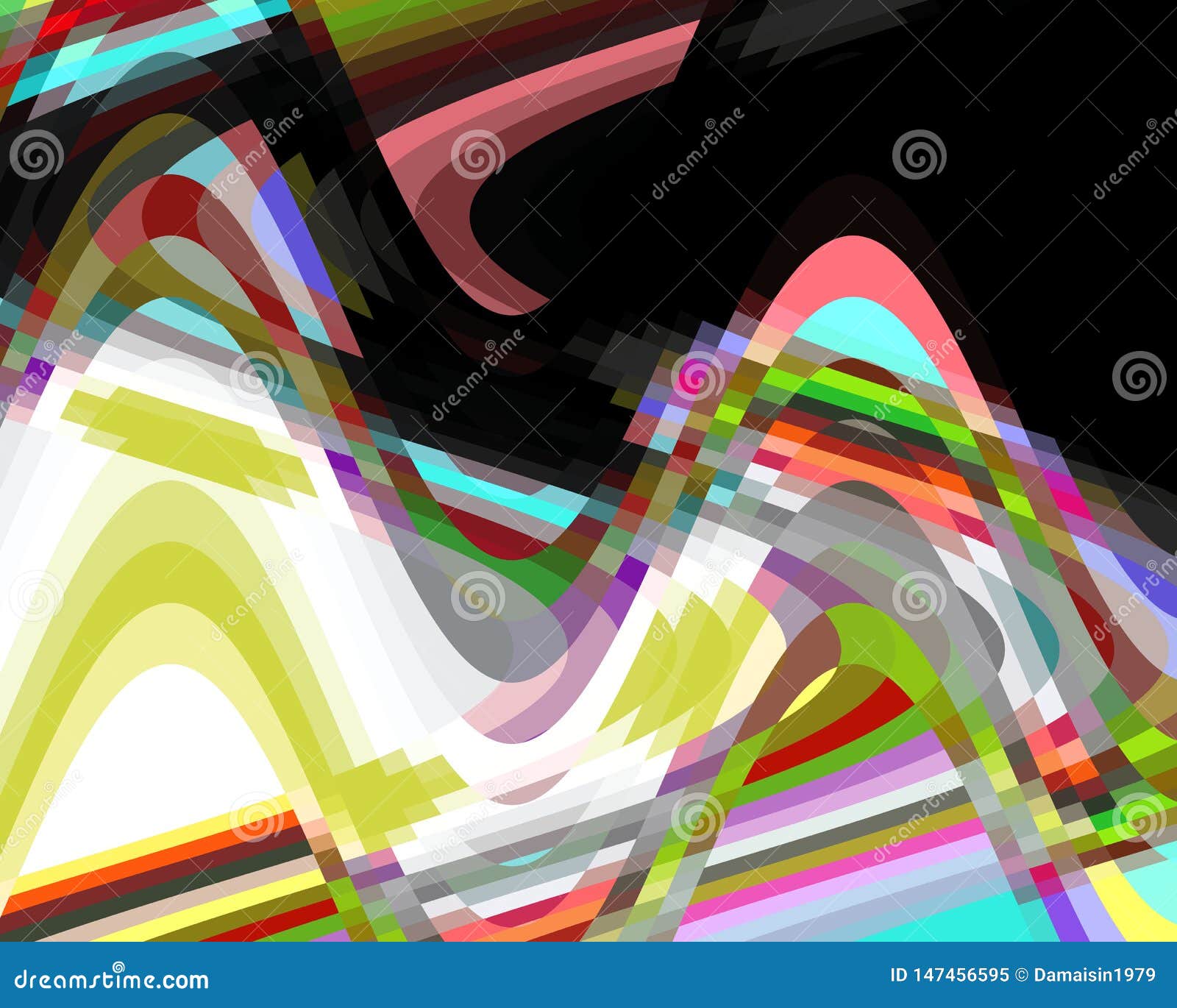 colorful vivid bright waves lines geometries, abstract vivid texture