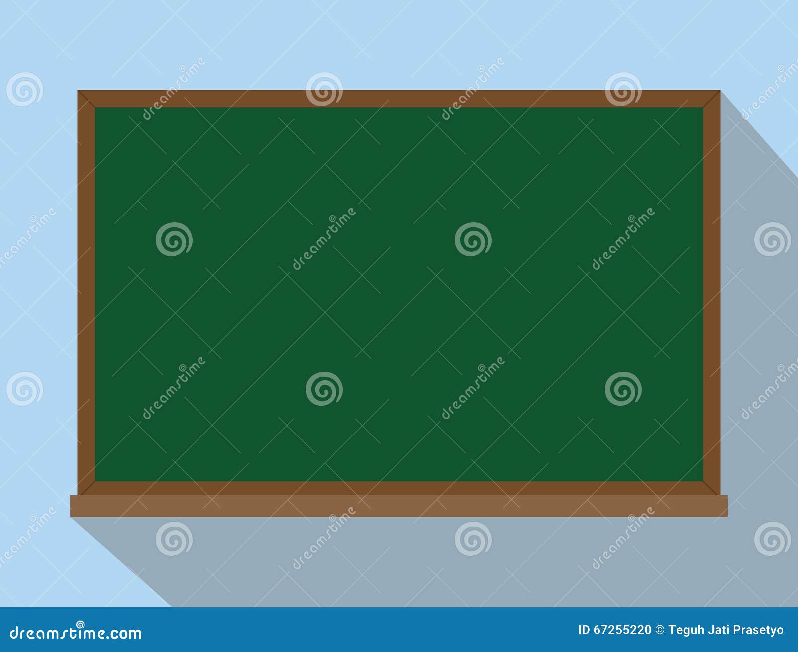 Green Board Chalkboard Reuse and Reusable Concept Stock Vector