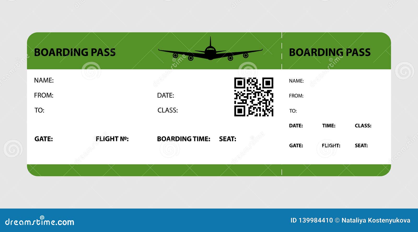 green boarding pass