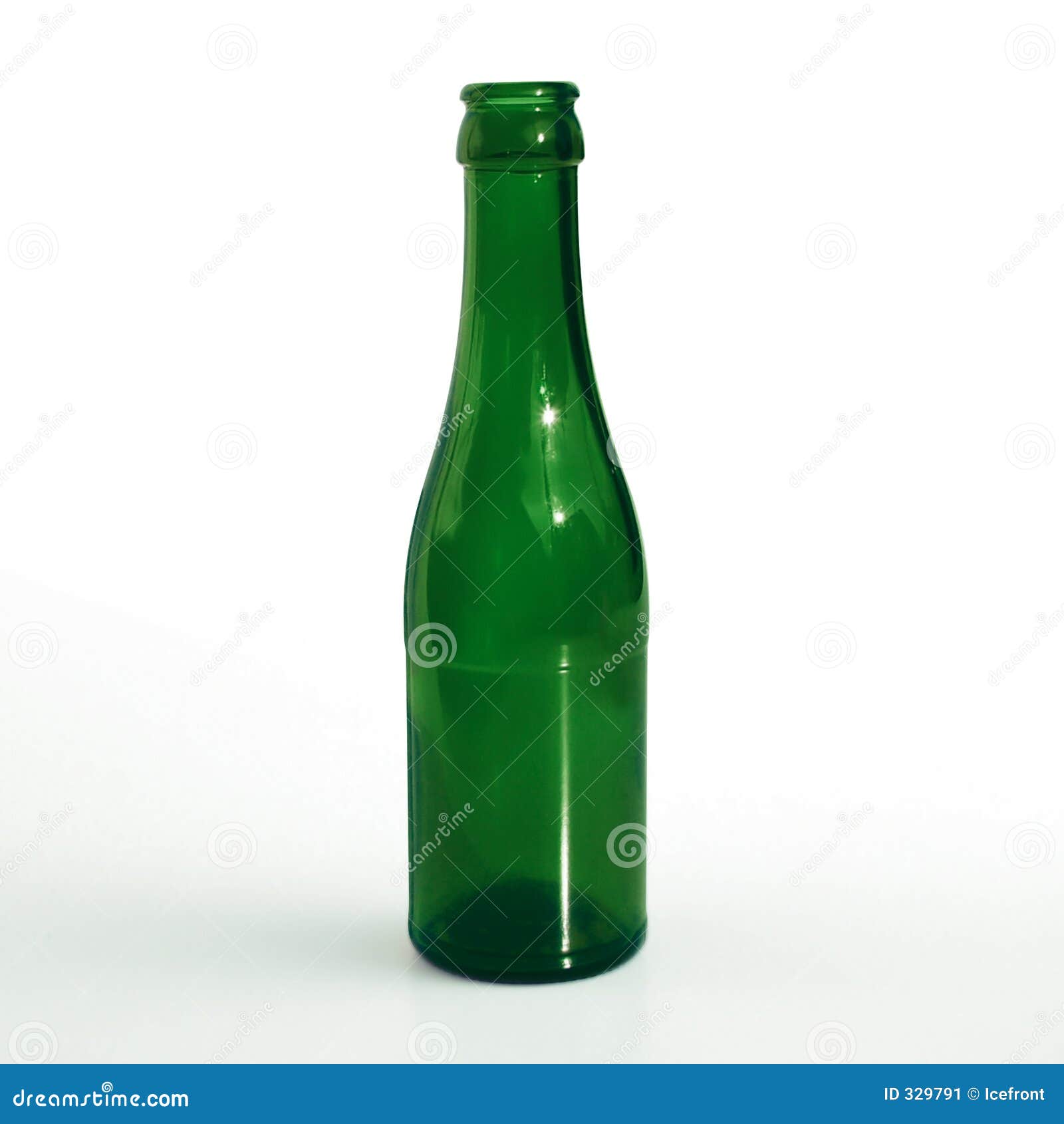Green bottle stock image. Image of glass, green, drink 329791