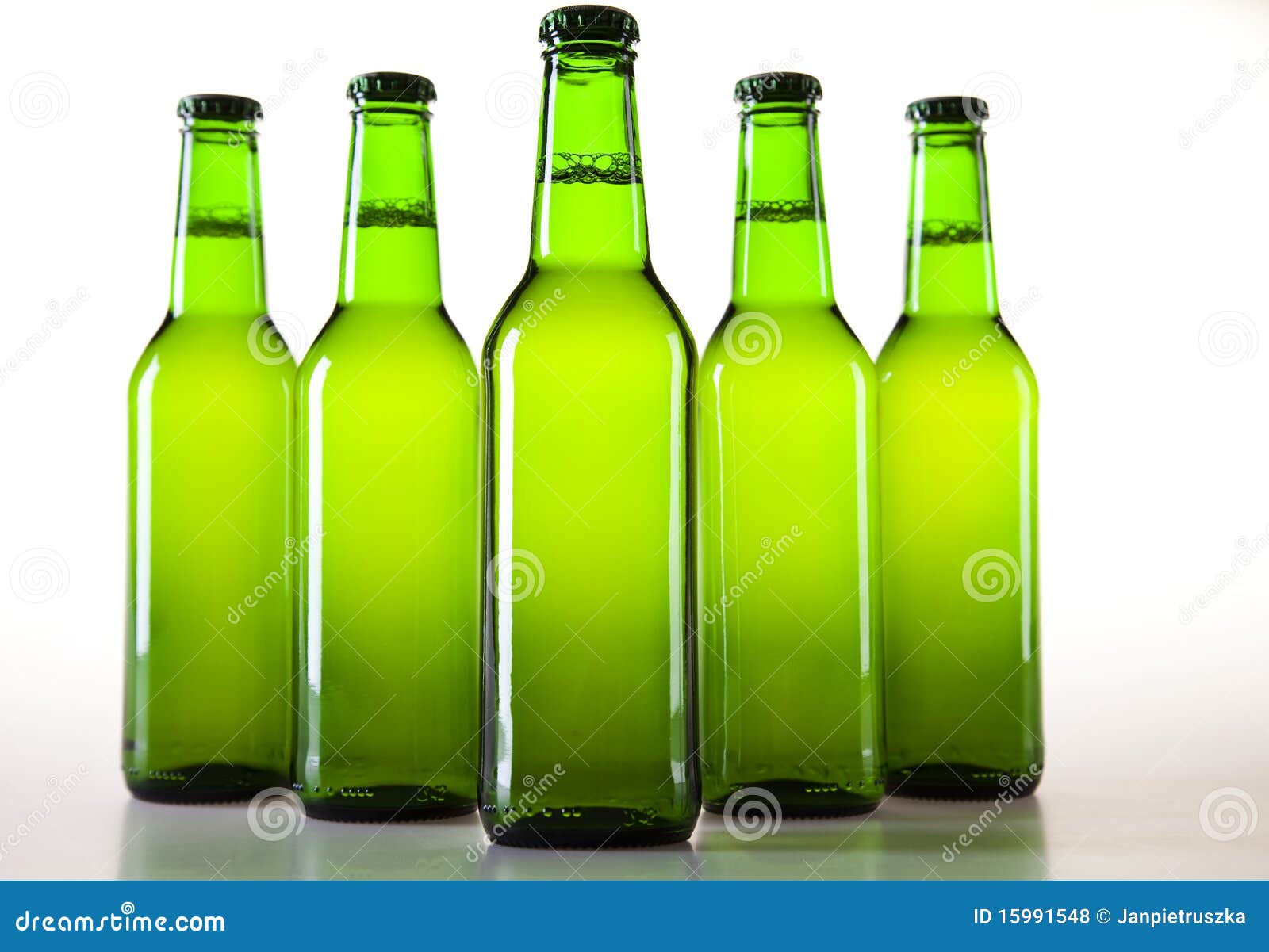 Green bottle of beer stock photo. Image of nice, drinker 15991548