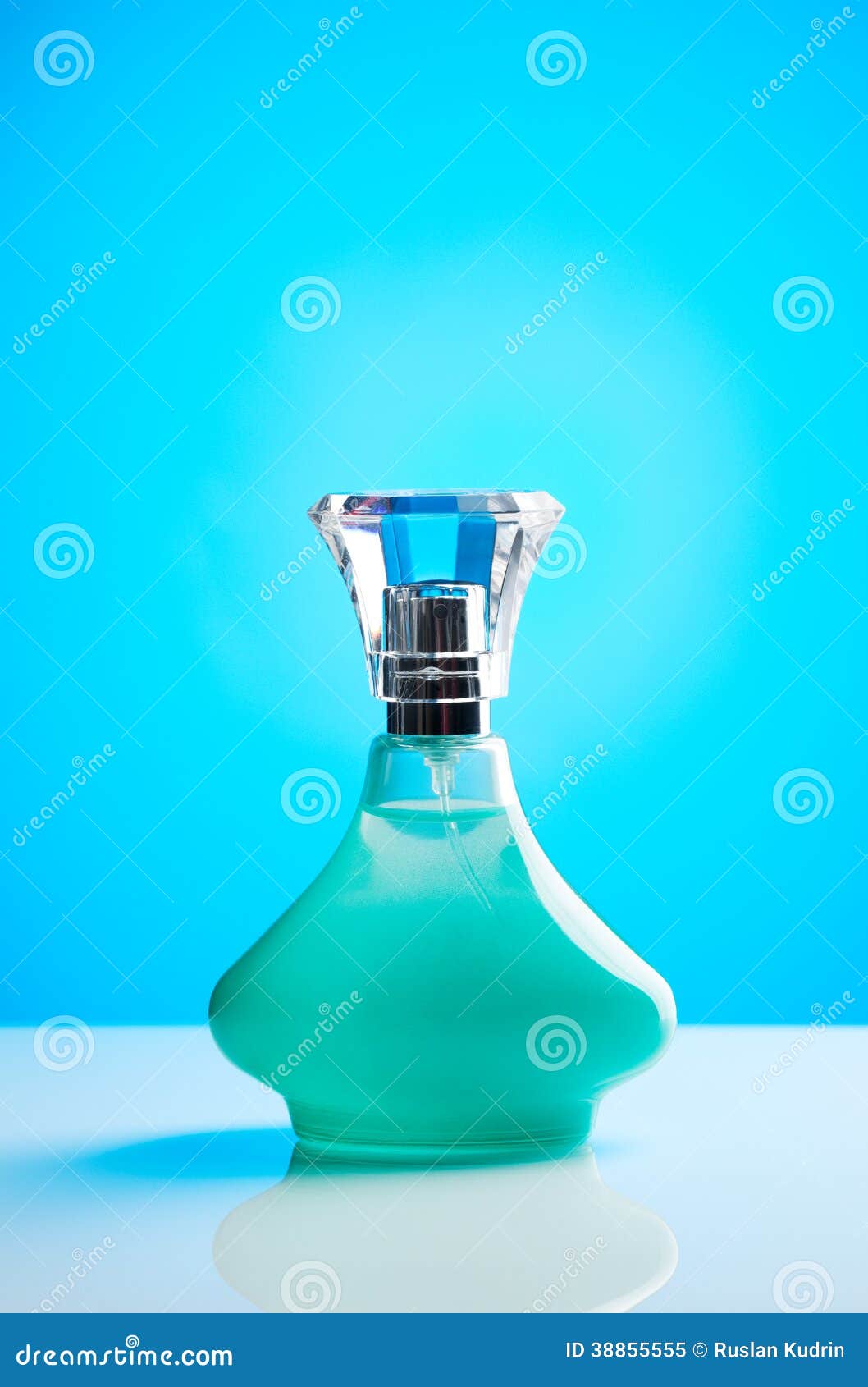 Green Bottle of Perfume for Women Stock Image Image of glass, cosmetics 38855555