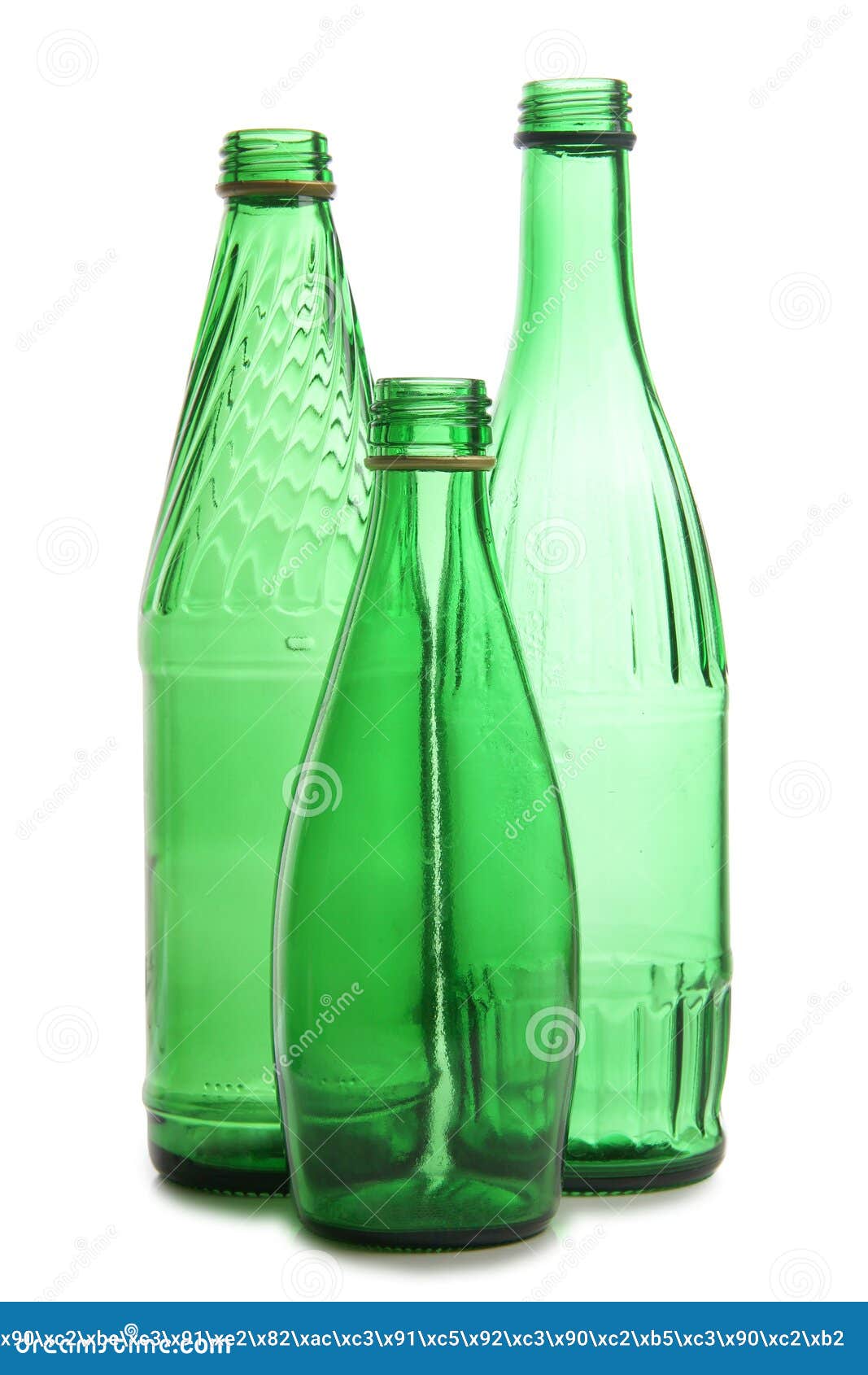 Green bottles for vine stock photo. Image of transparent 36273432