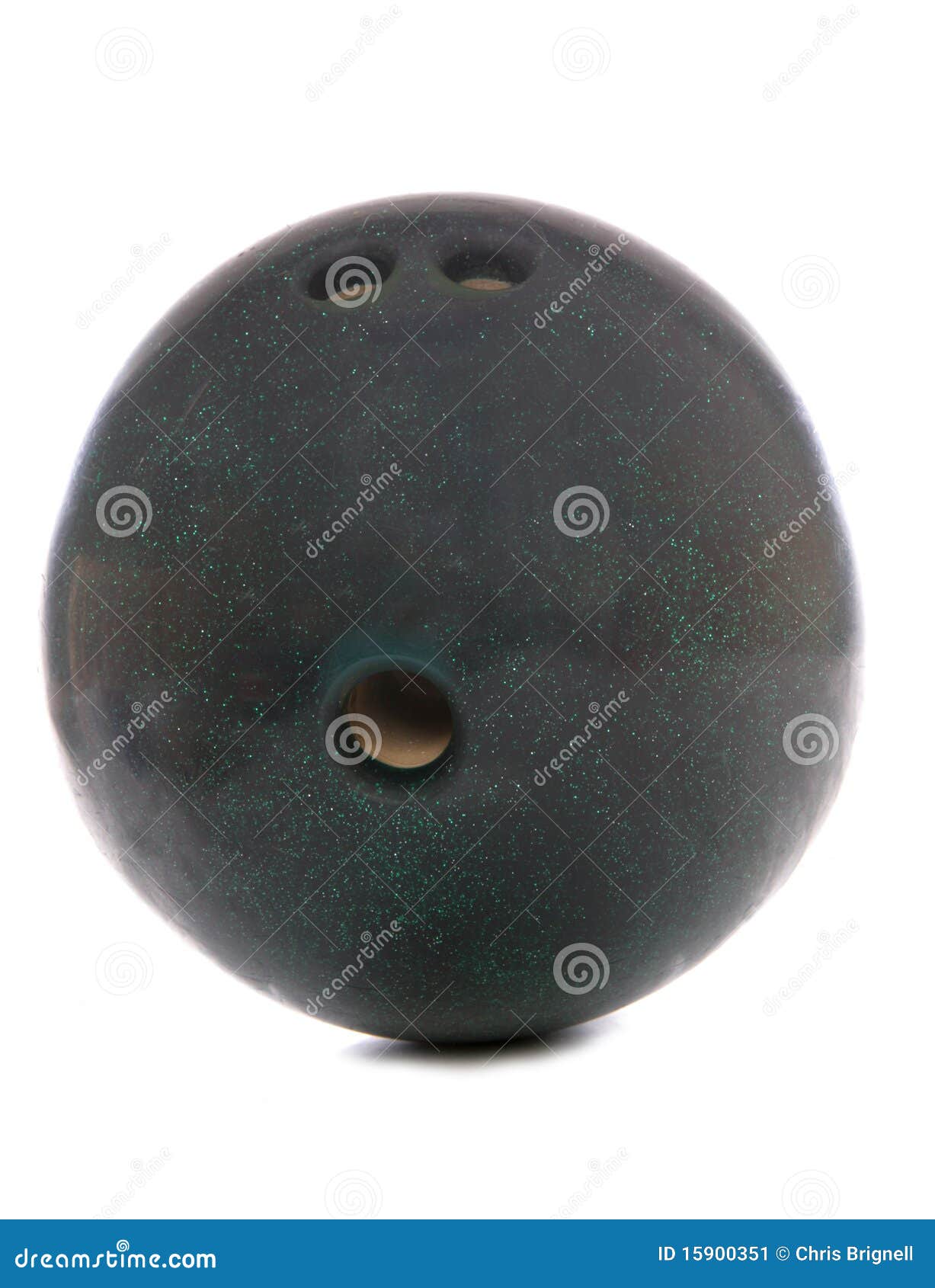 Green bowling ball stock image. Image of ball, object 15900351