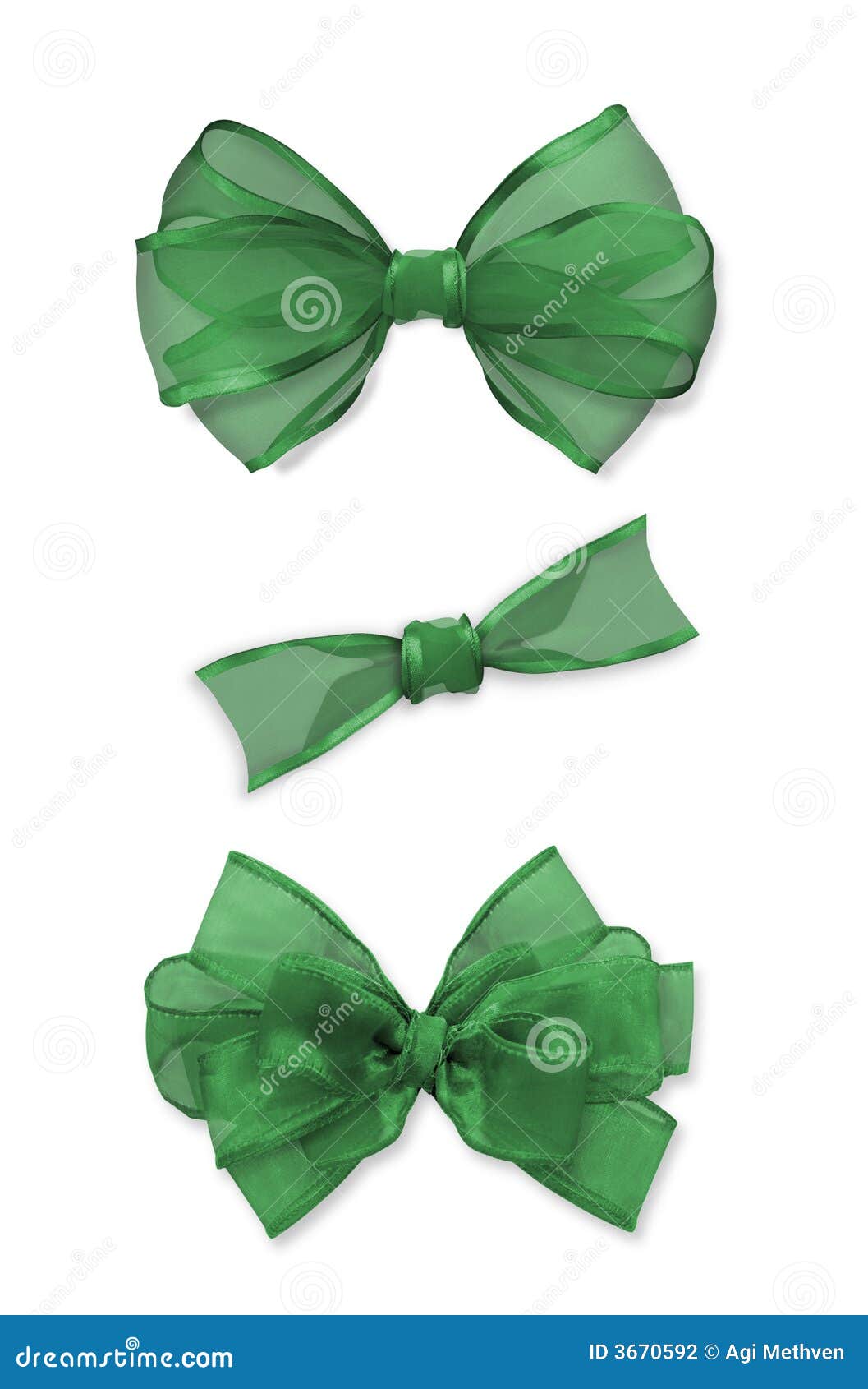 Green Bows stock photo. Image of shopping, isolated, elegance 3670592