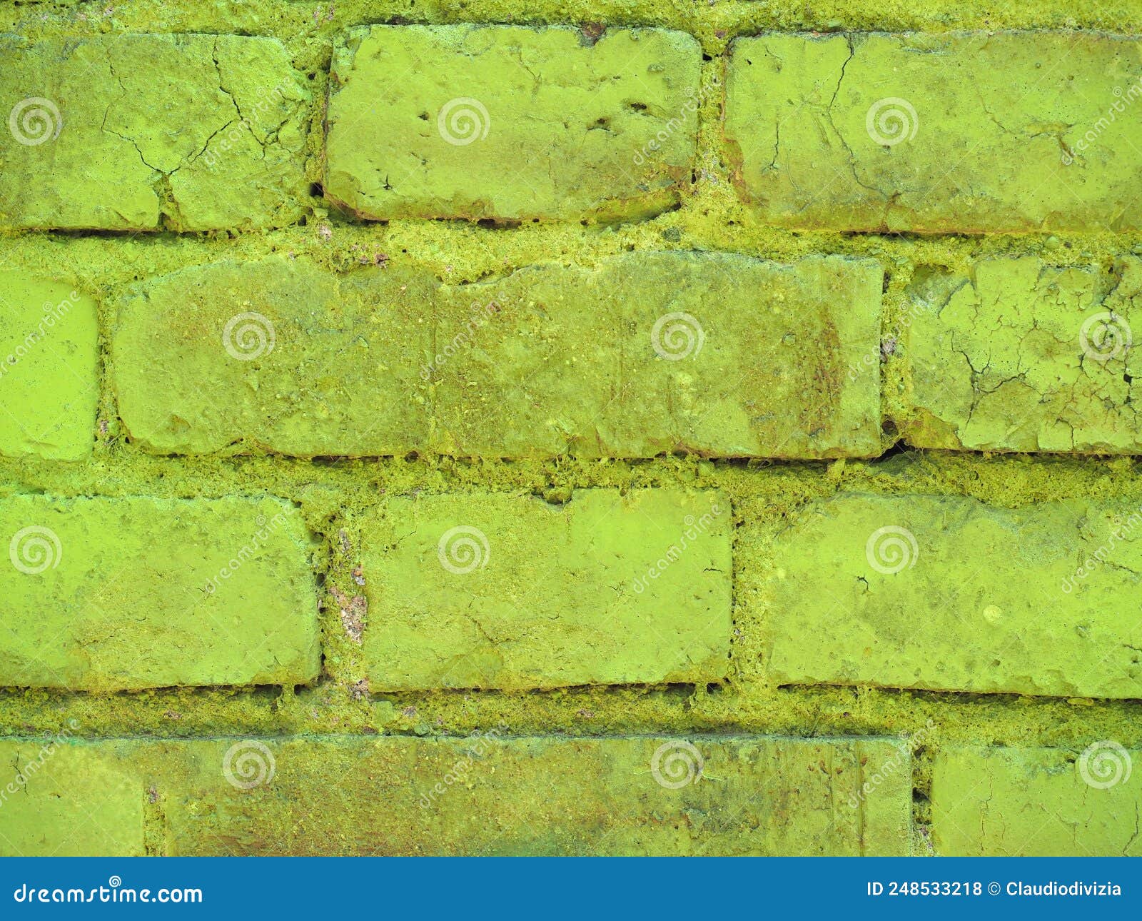 Green Brick Wall Background Stock Photo Image of wallpaper, textured
