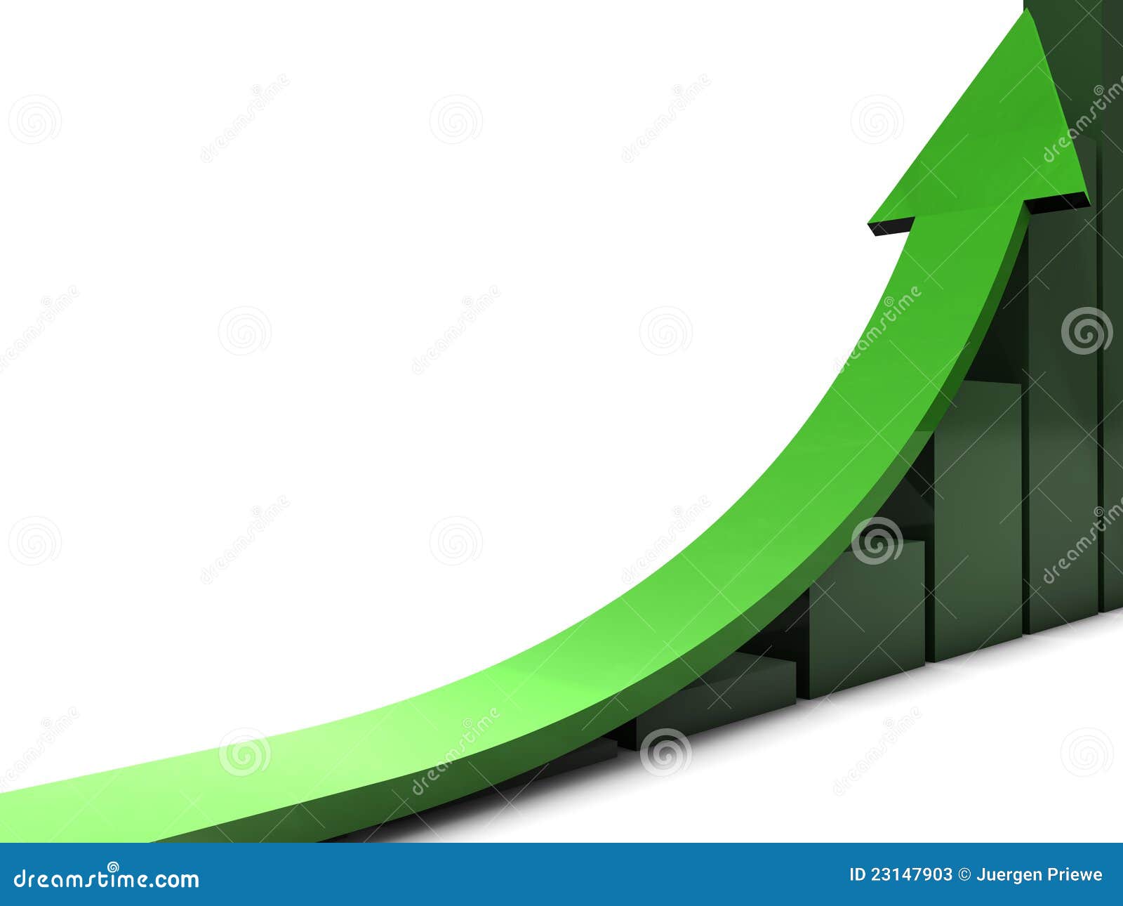 Green business trend stock illustration. Illustration of calculation