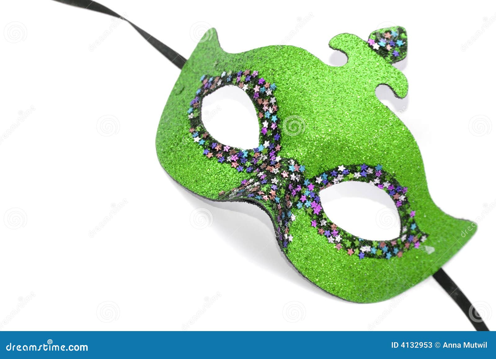 Green carnival mask stock image. Image of artist, color 4132953