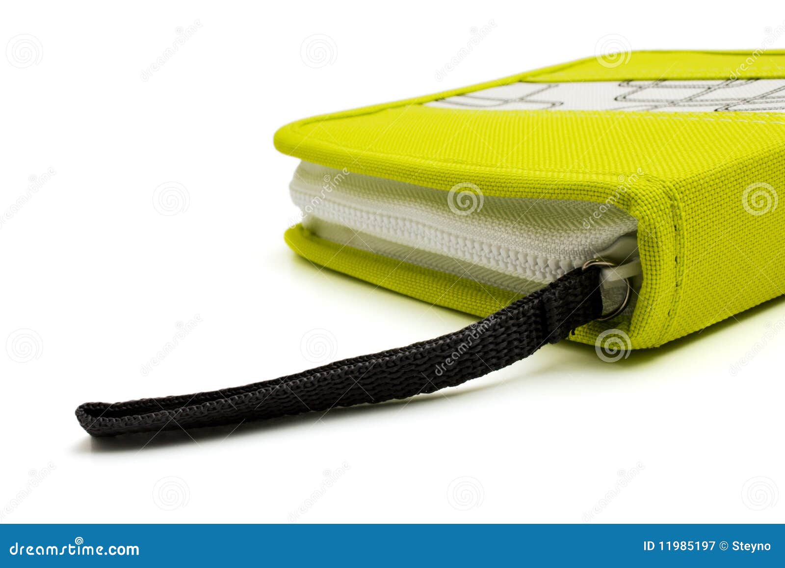 Green CD case isolated stock image. Image of isolated 11985197