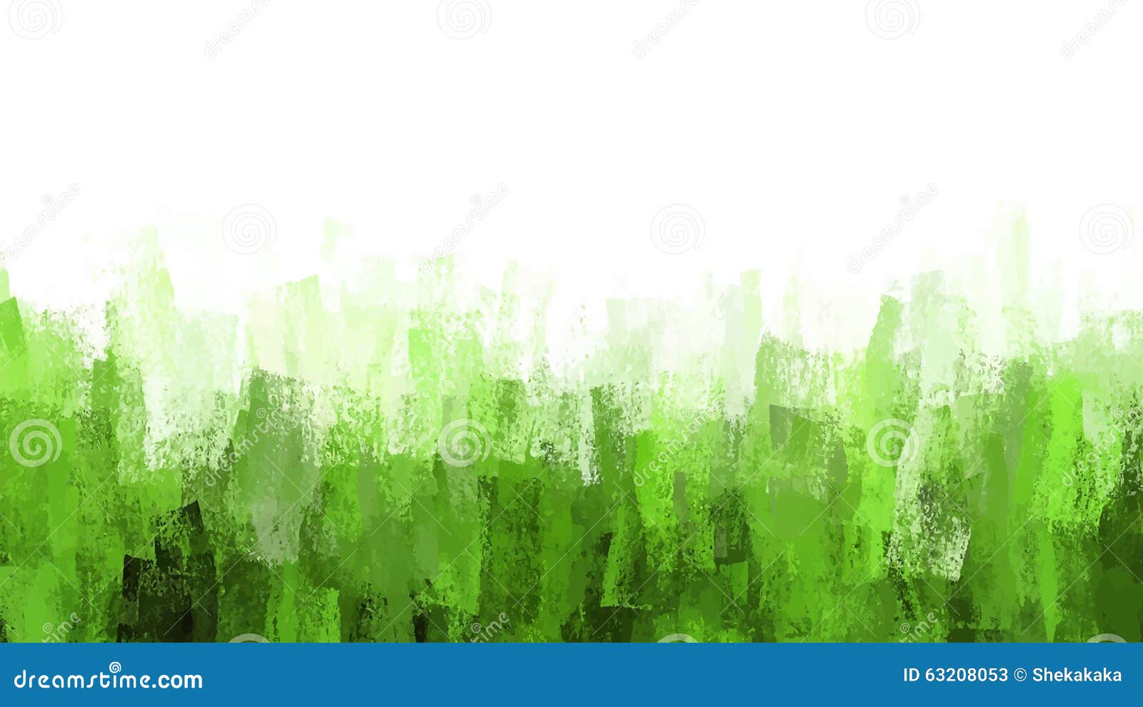 Green Chalk Brush Strokes Background. Stock Illustration - Illustration
