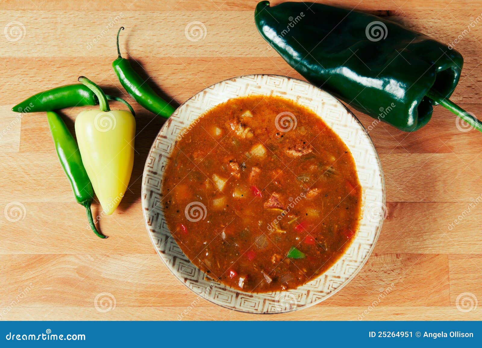 Green Chile Stew Made New Mexico Style Stock Image Image of beef