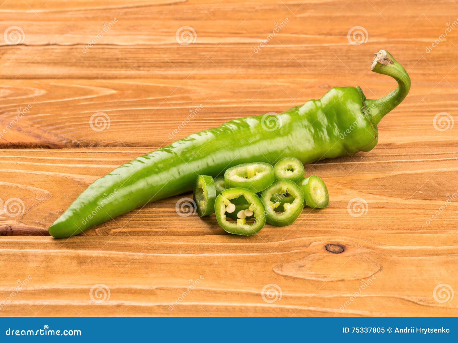 Green chili pepper stock image. Image of piece, organic 75337805