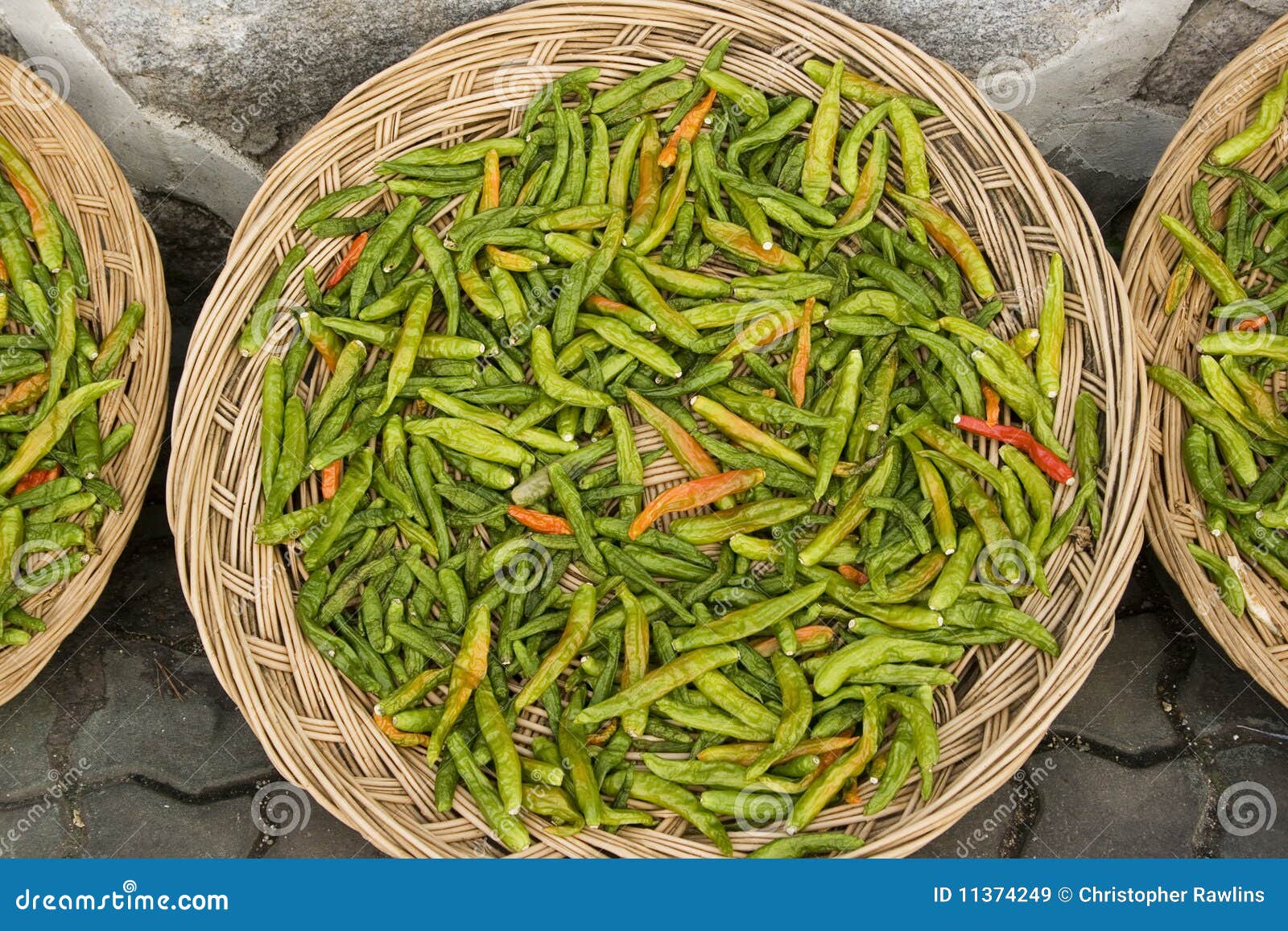 Green Chilis stock image. Image of nutrition, spicy, korea 11374249