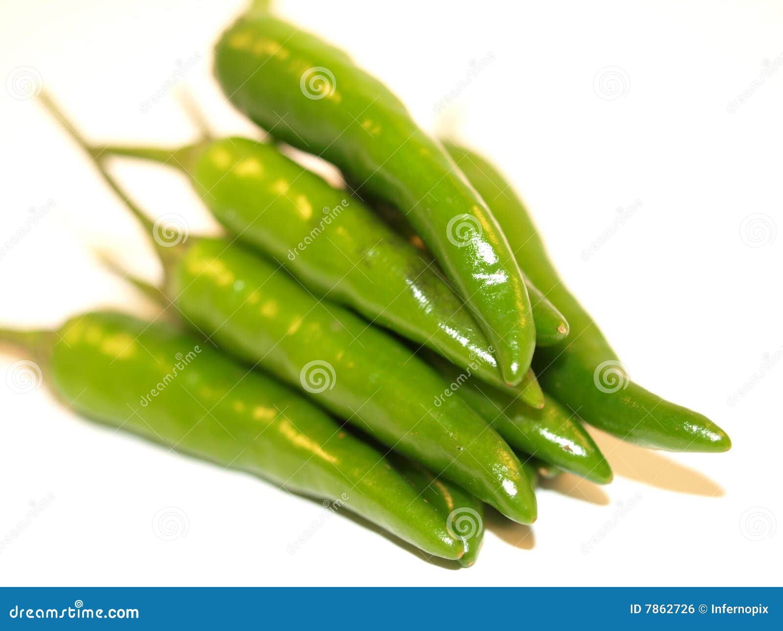 Green Chillies stock photo. Image of recipe, seasoning 7862726