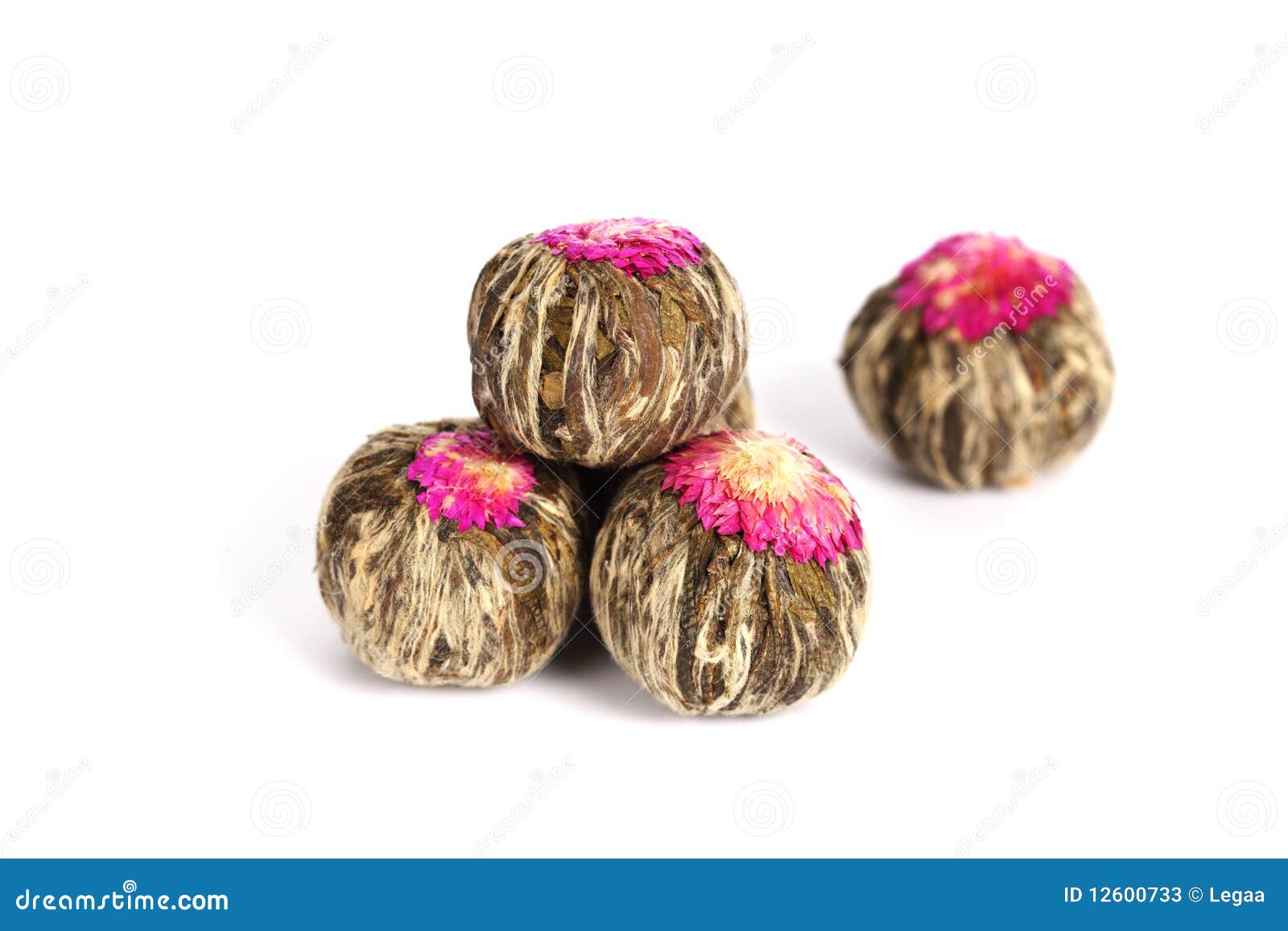 Green chinese tea balls stock image. Image of alternative 12600733