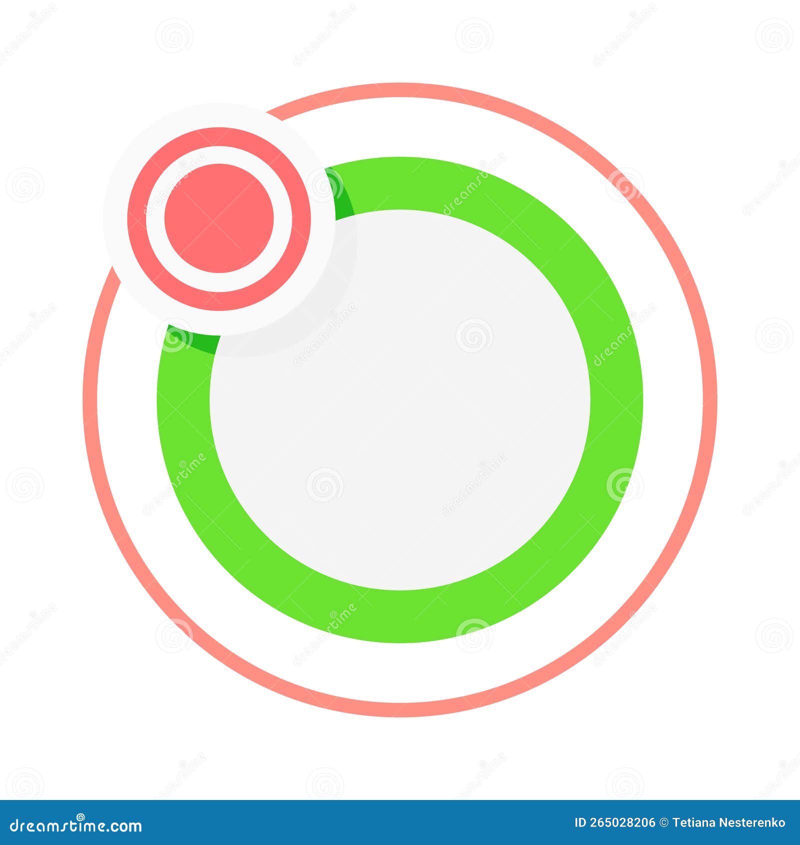 Infographic blank in ribbon style royalty free stock image