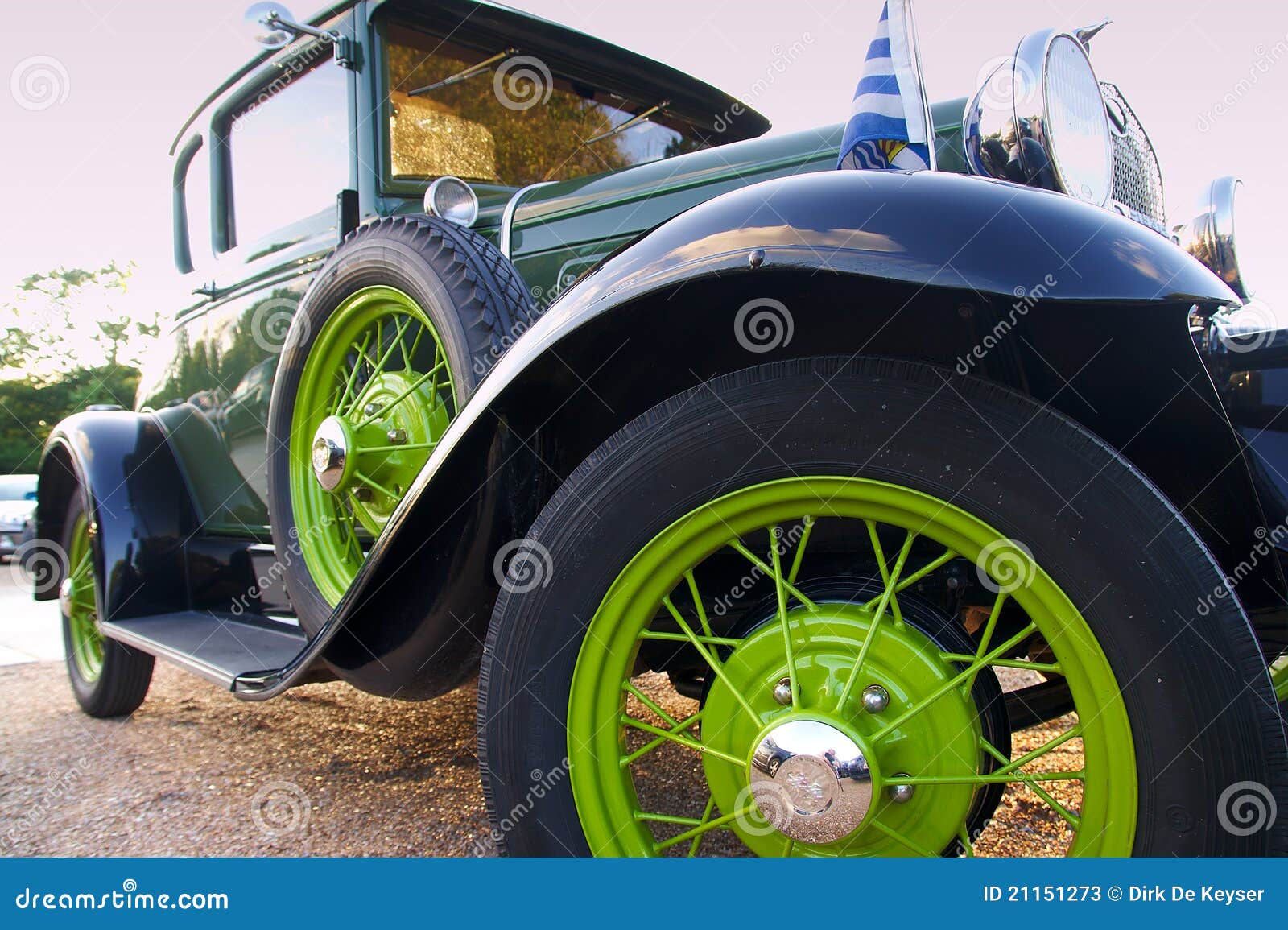 Green classic car stock image. Image of shiny, aged, antique 21151273