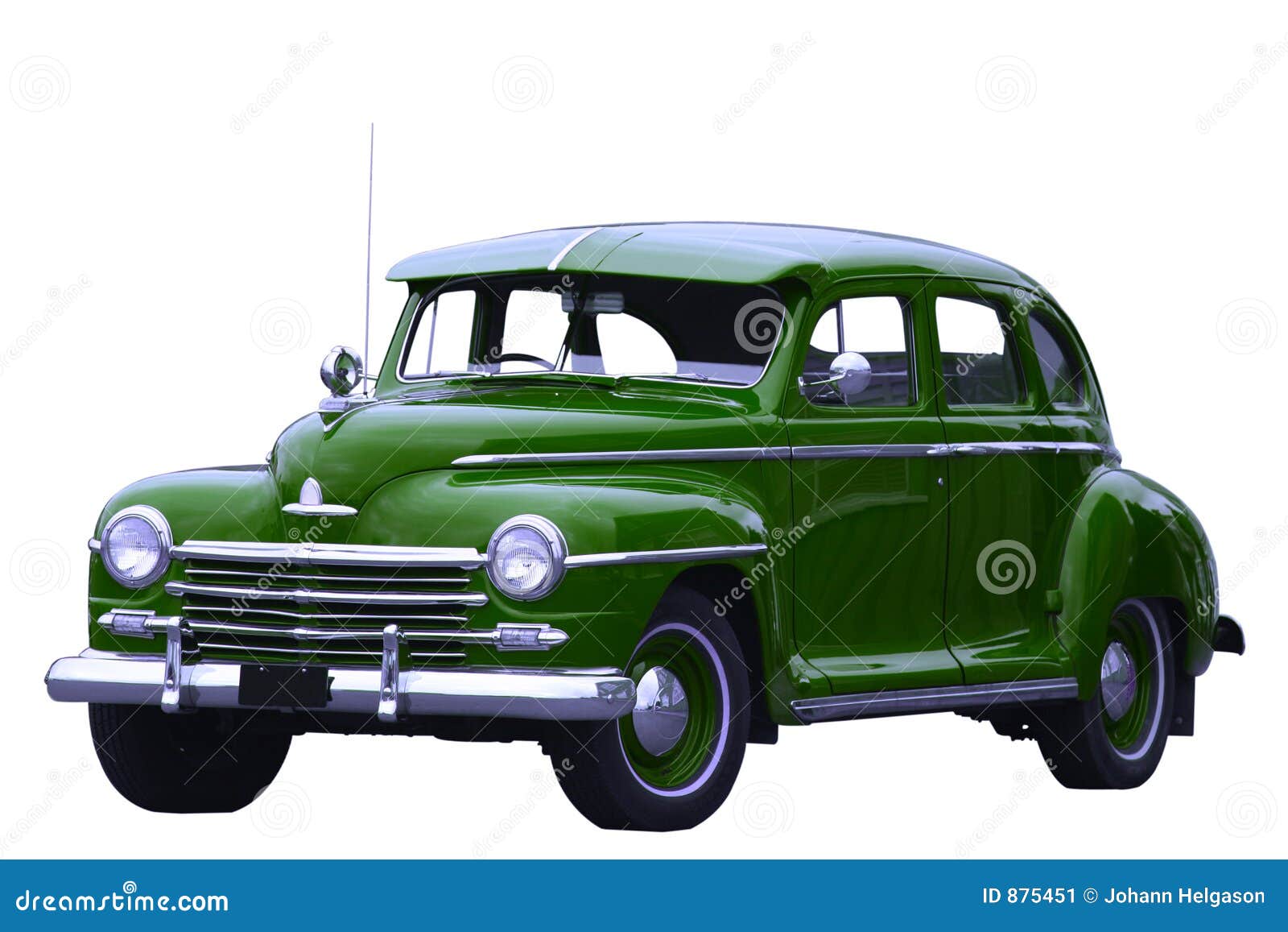 Green Classic Car Stock Image Image 875451
