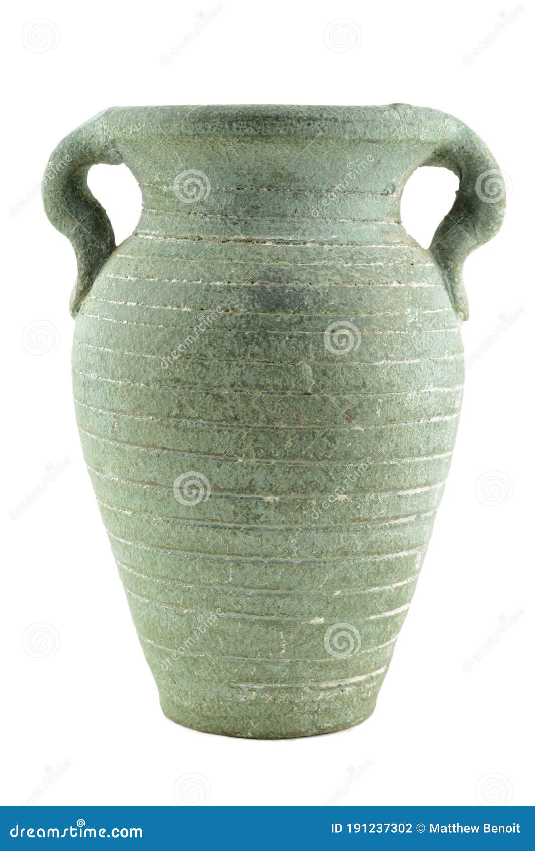 Green Clay Vase stock photo. Image of handmade, color 191237302