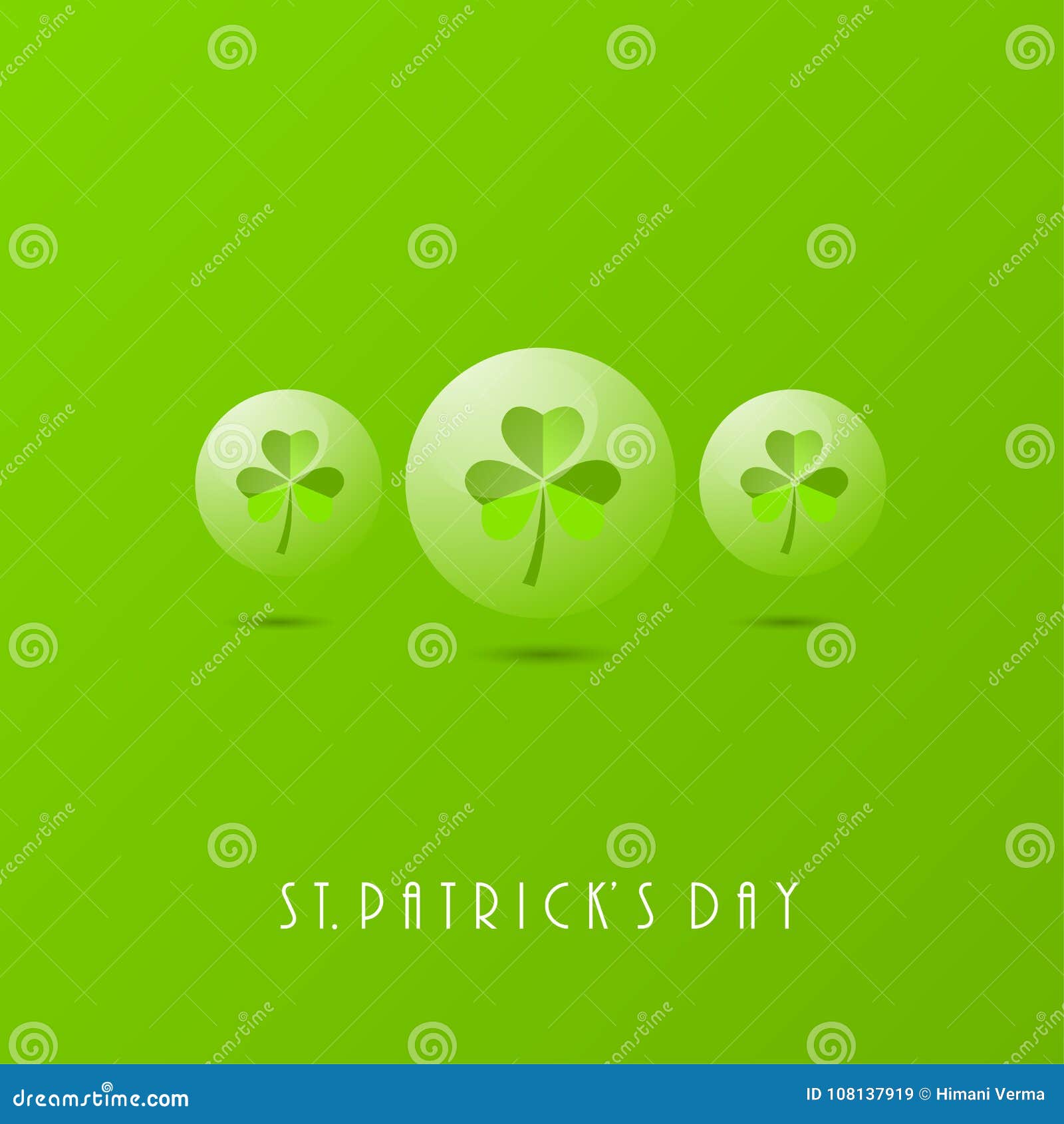 green clover the  of st. patrick`s day