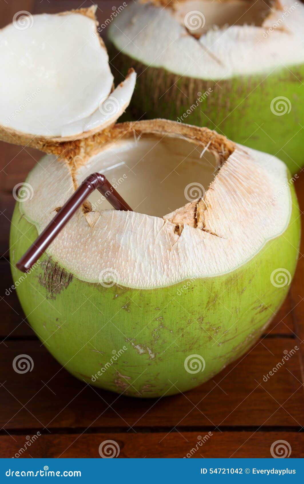 Green coconut water drink stock photo. Image of coconut 54721042