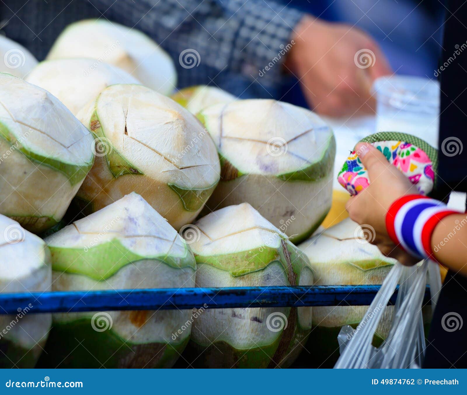 Tropical Green Coconuts Drinking Stock Photos Download 154 Royalty