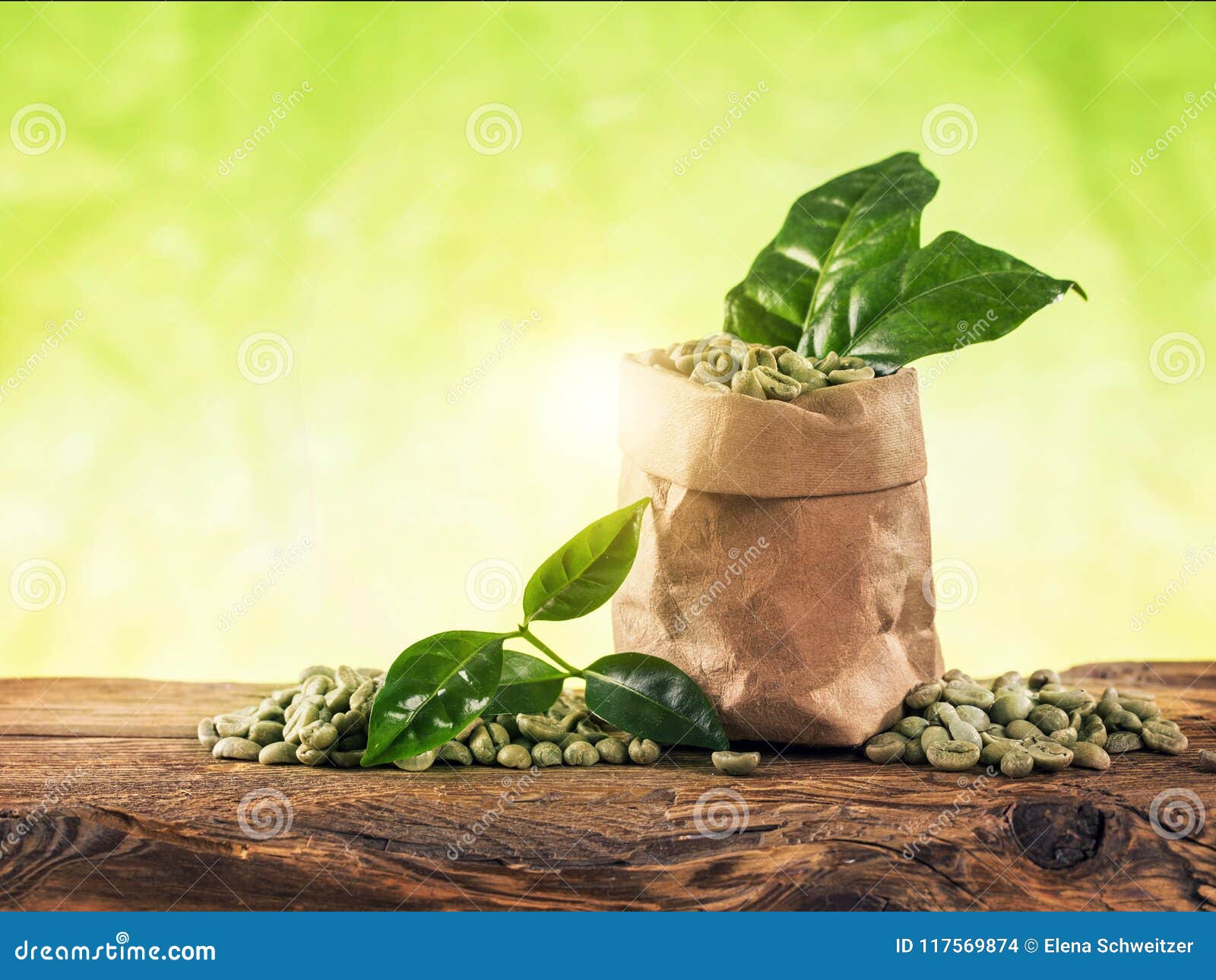 Green coffee beans stock photo. Image of coffee, antioxidant 117569874