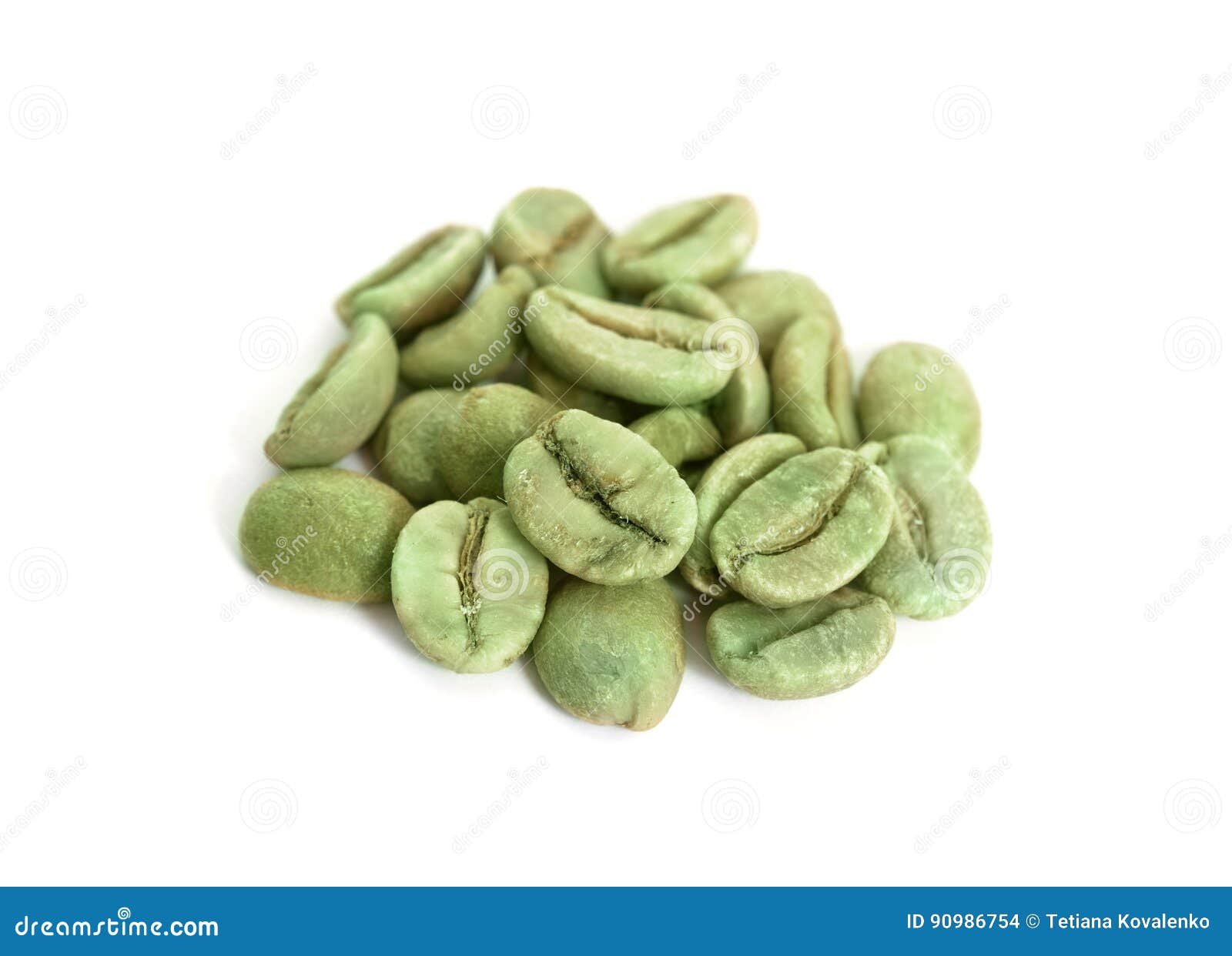 Green coffee beans stock photo. Image of ecology, brown 90986754