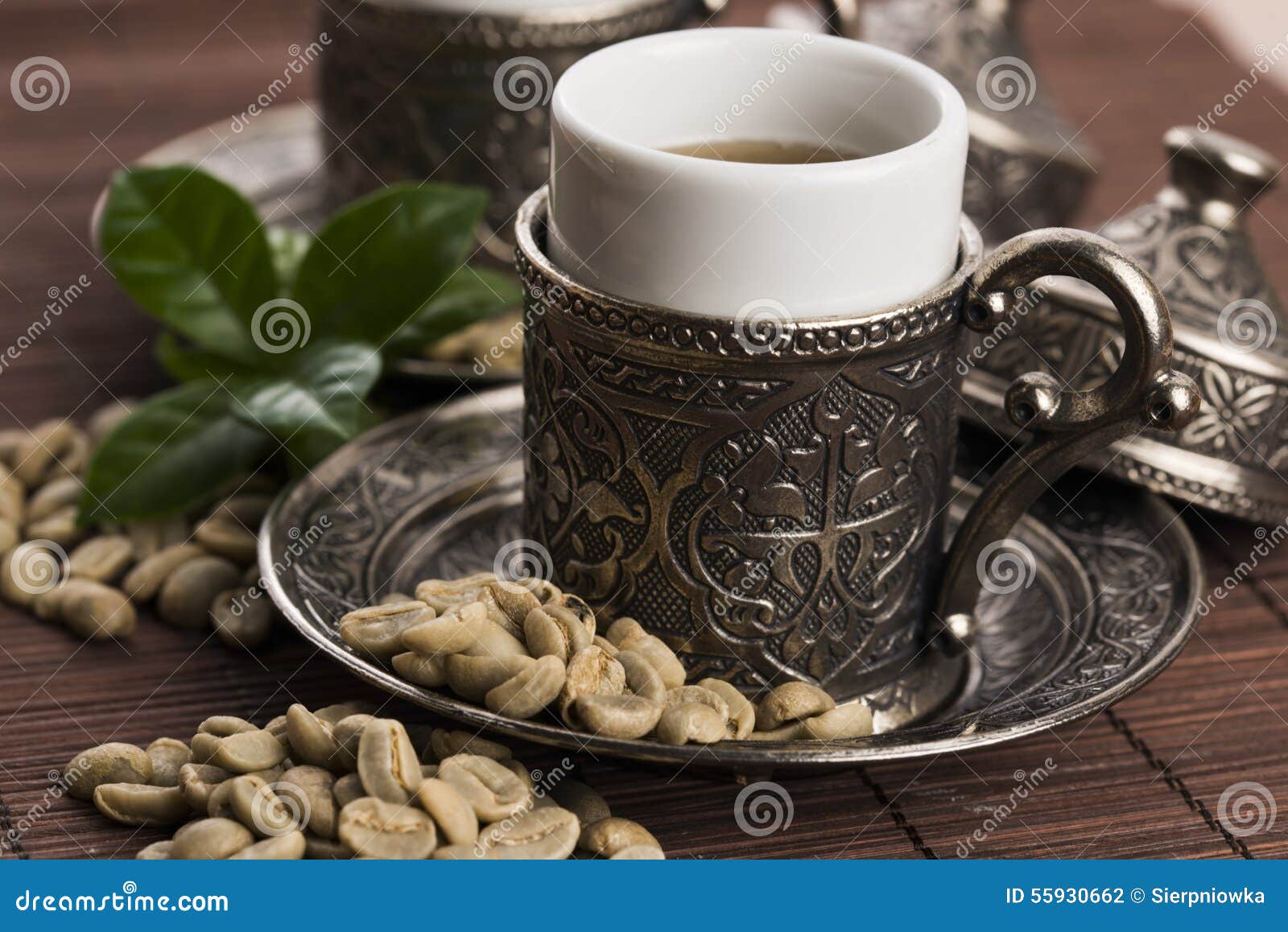 Green coffee stock photo. Image of diet, macro, freshness 55930662