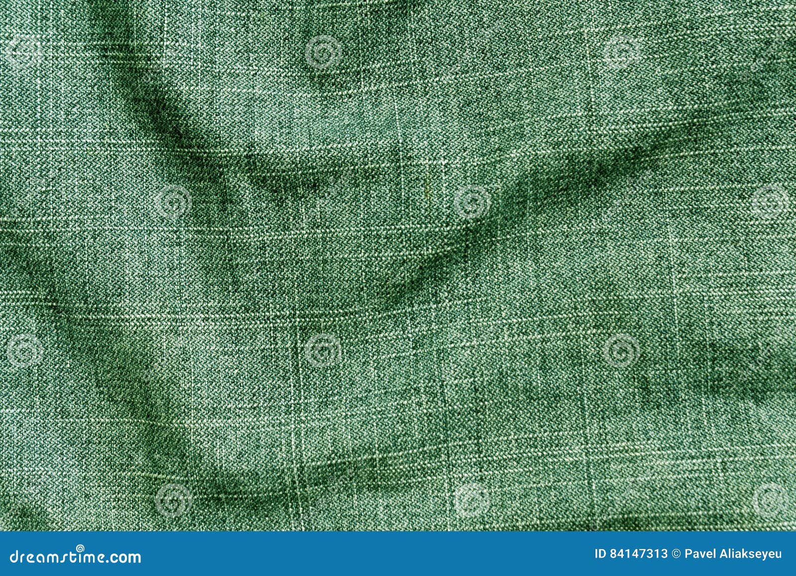 Green Color Denim Textile Cloth Surface. Stock Image Image of design