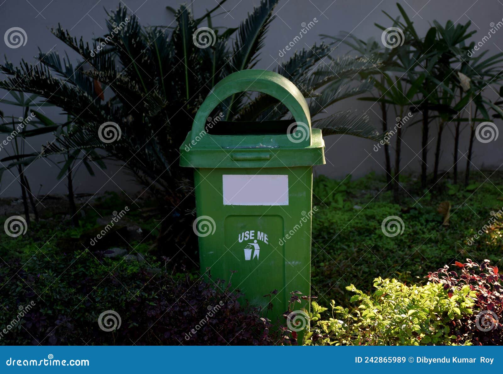 dustbin or bin at a park