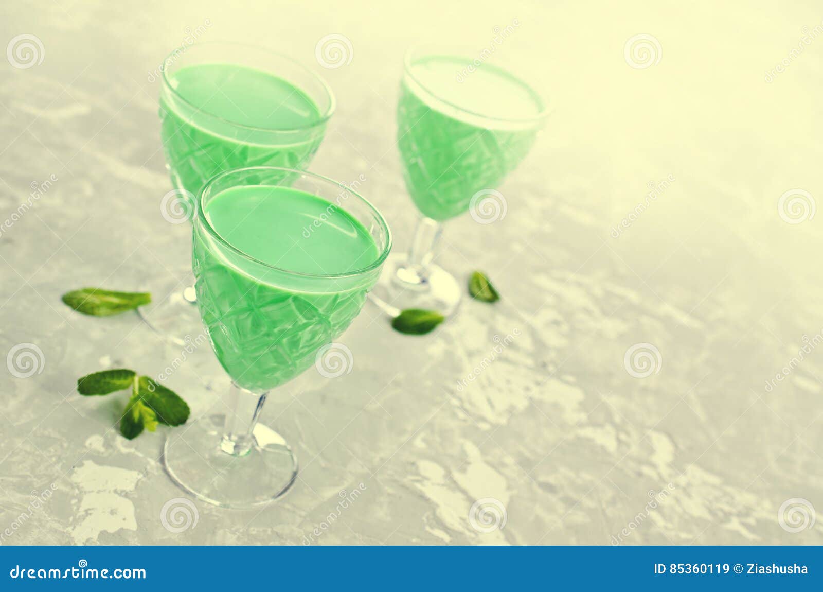 Green creamy liquid stock image. Image of fresh, liquor 85360119