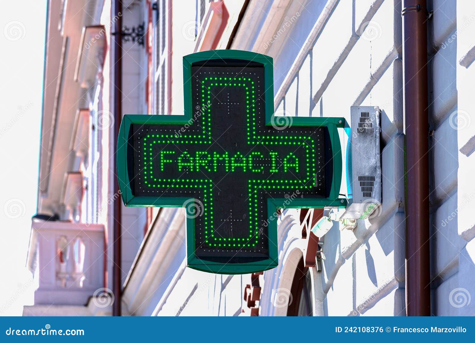 green cross pharmacy sign led