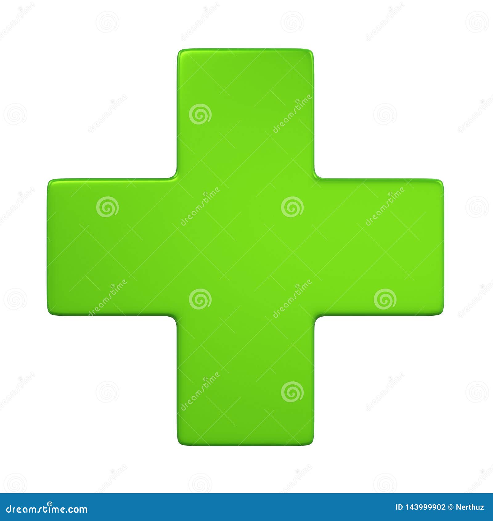 Green Cross Sign Isolated stock illustration. Illustration of chemist 143999902