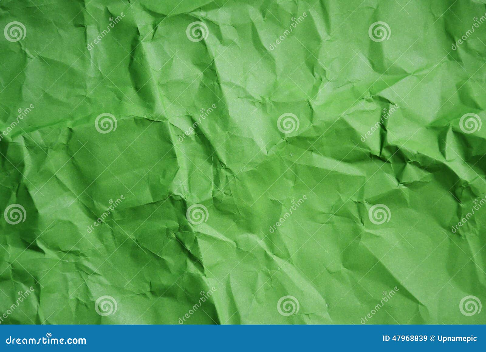 Crumpled Paper Sheet Green Paper Detailed High Resolution Texture