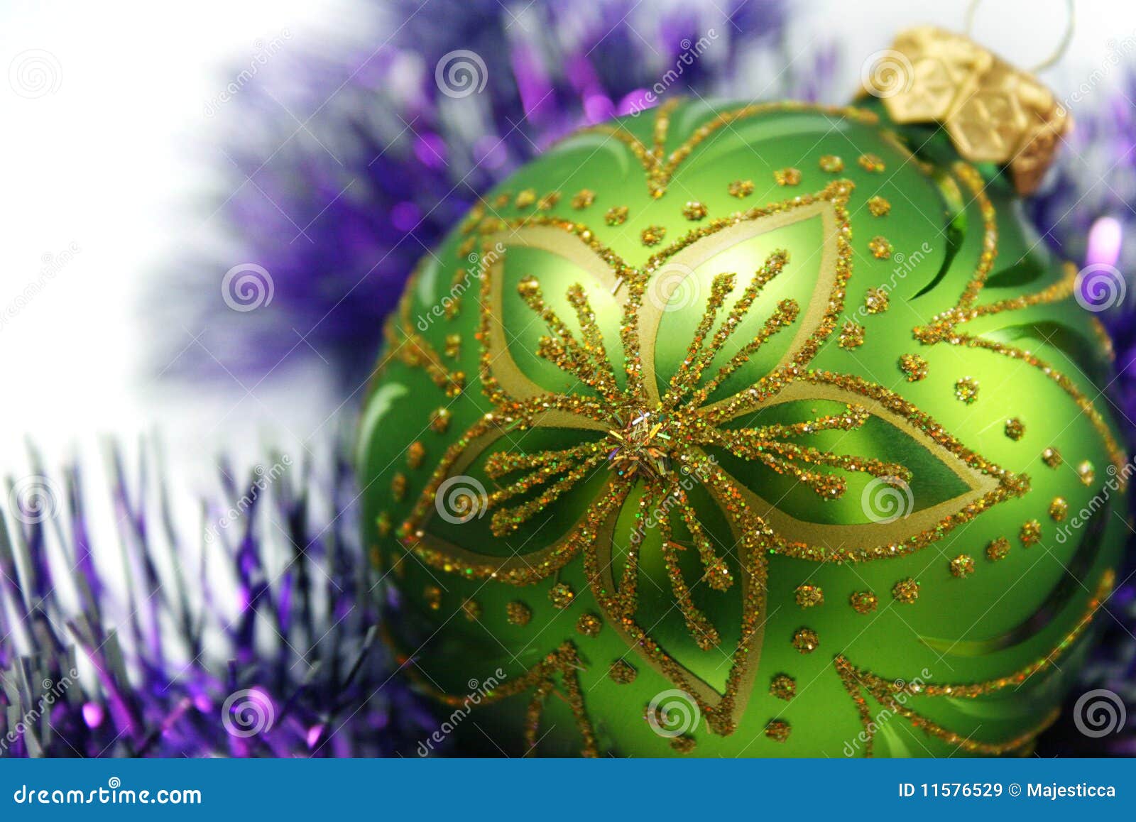 Green decorative ball stock image. Image of round, decorate 11576529