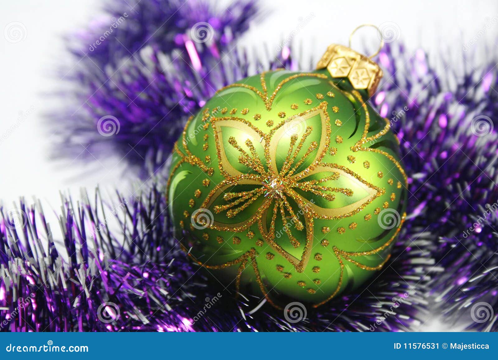 Green decorative ball stock image. Image of green, decorative 11576531