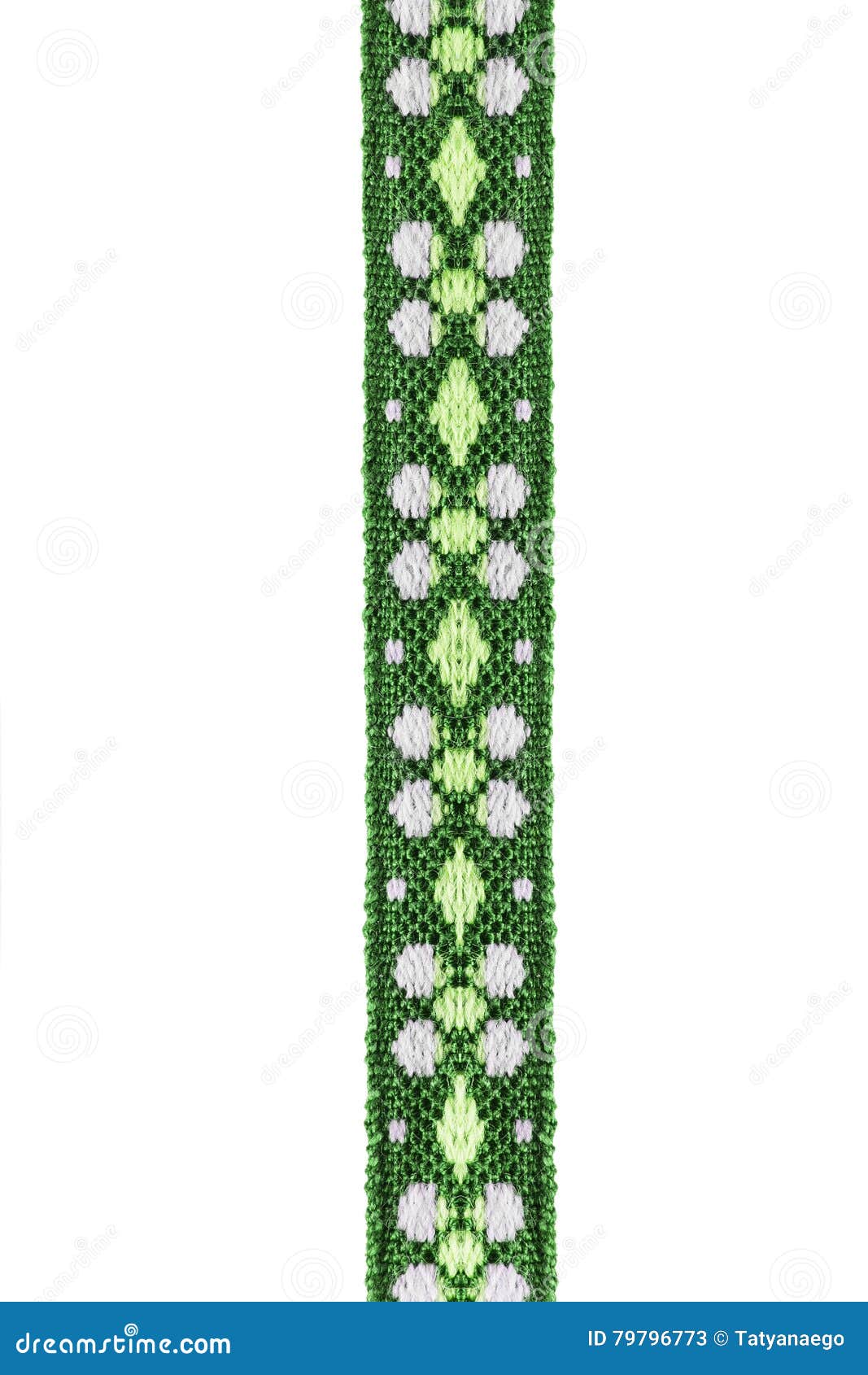 Green decorative ribbon stock image. Image of element 79796773