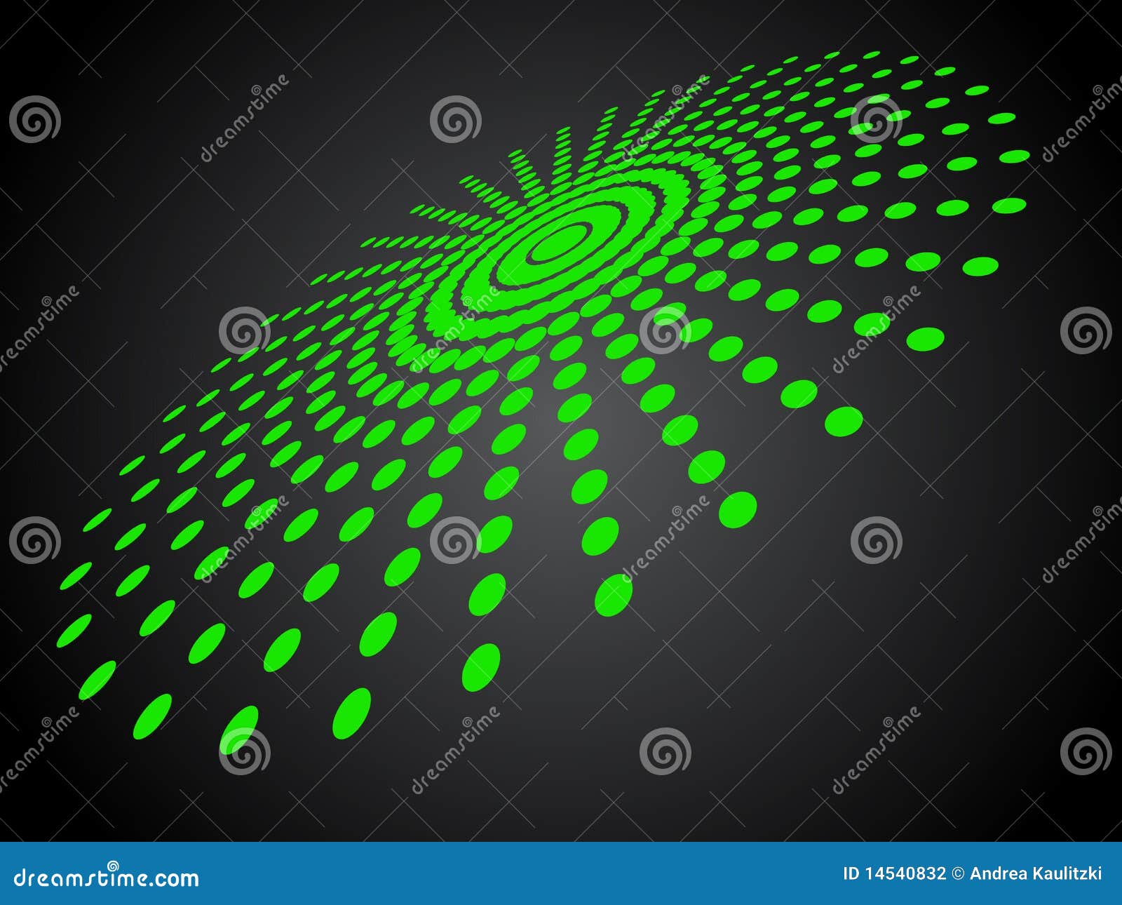 Green dots stock vector. Illustration of artistic, black 14540832