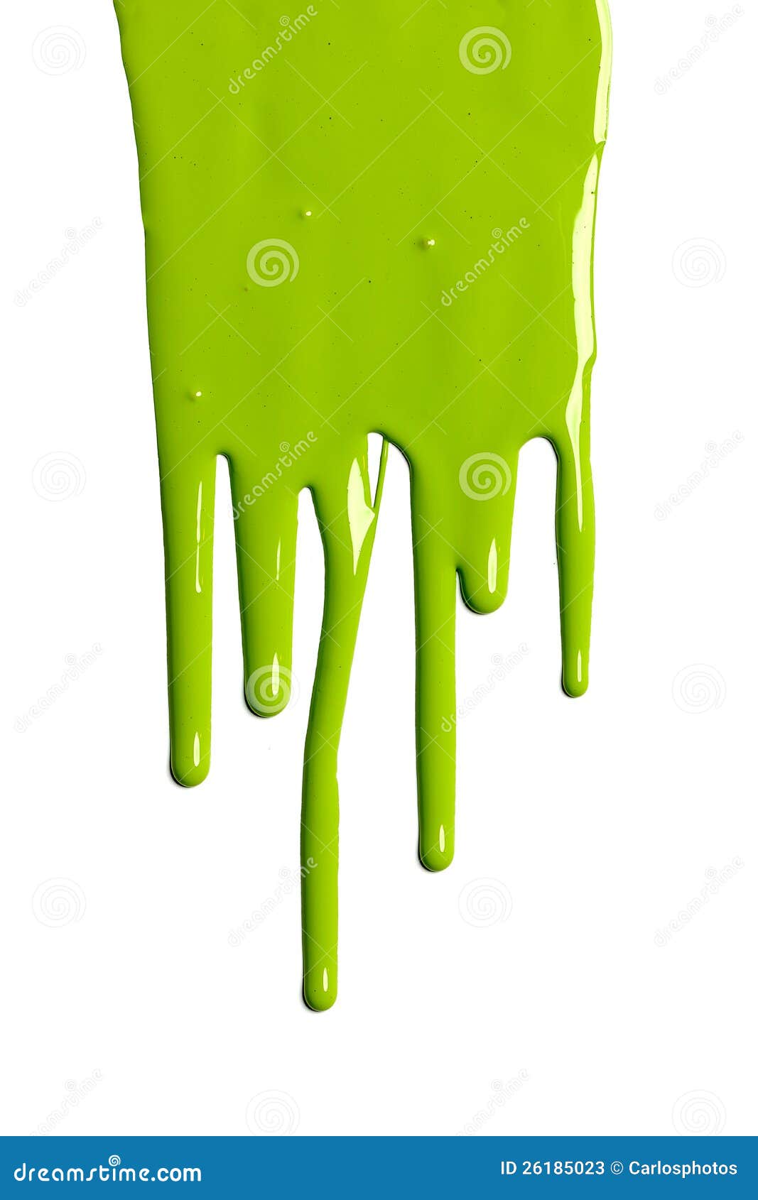 Green Dripping Paint Stock Photos Image 26185023