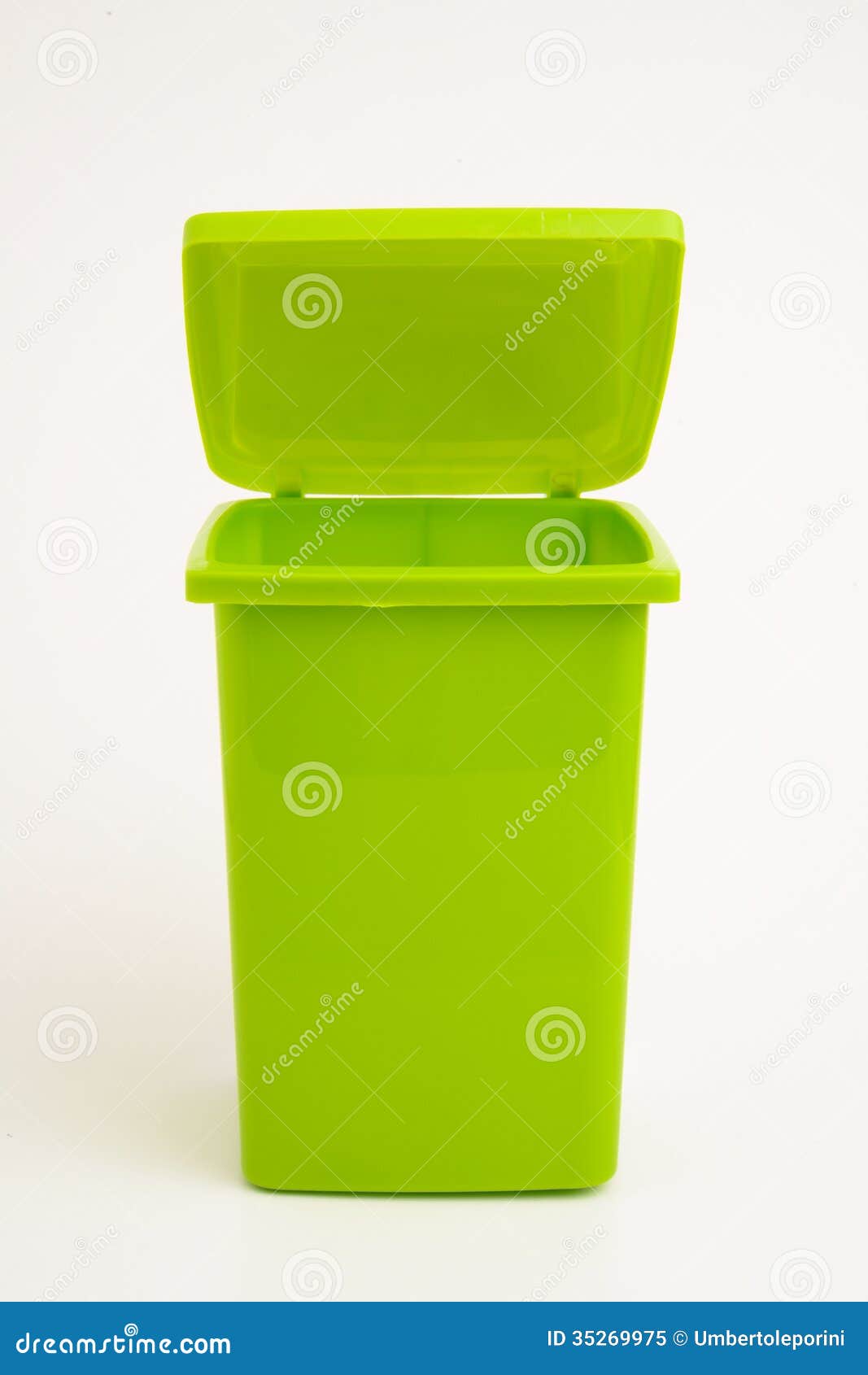 Green dumpster stock image. Image of plastic, junk, trashcan 35269975