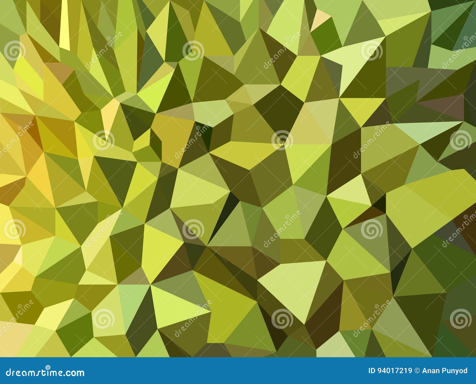 green durian peel low poly abstract background  