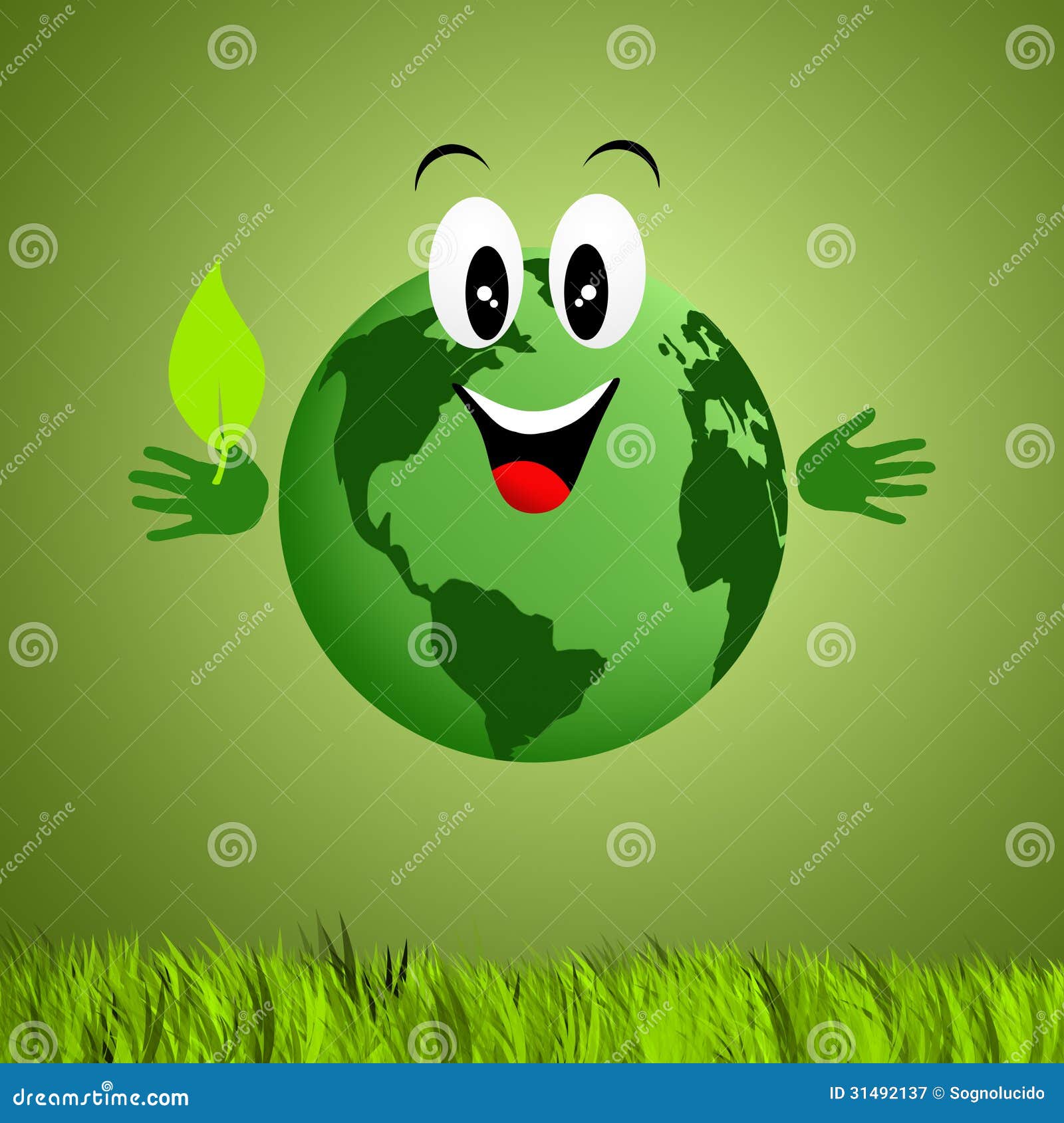Green Earth For Recycling Royalty Free Stock Photography Image 31492137