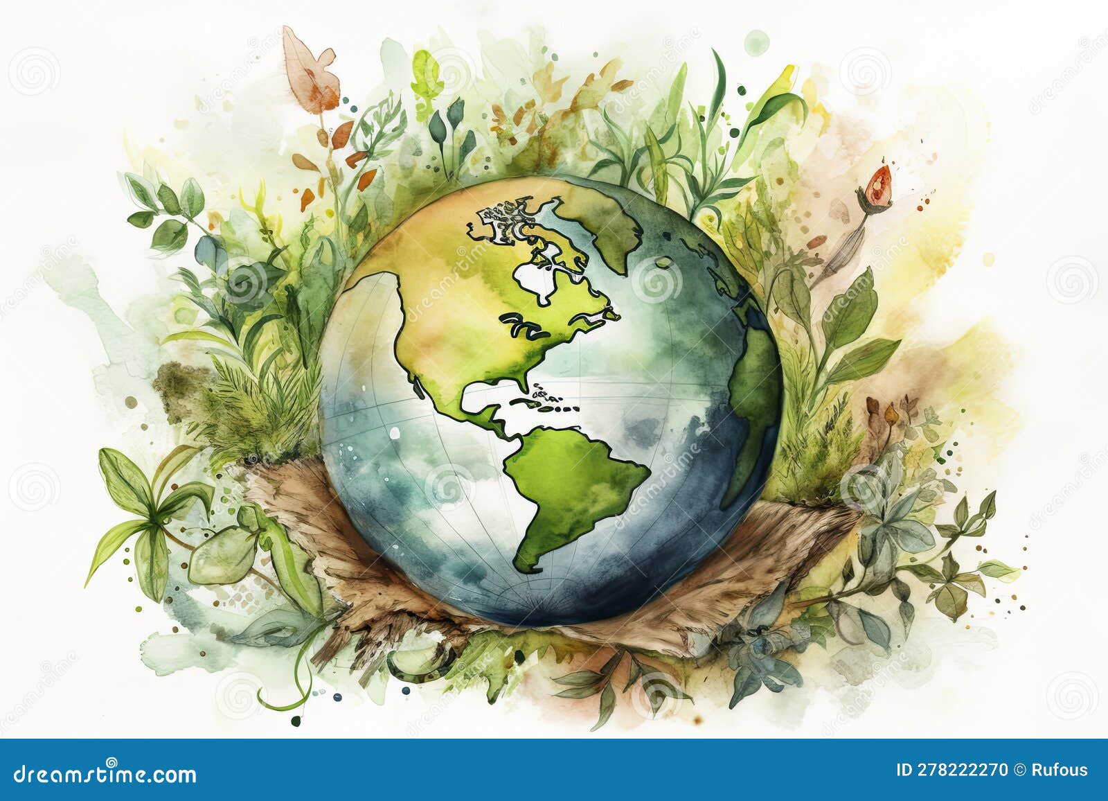 How to Draw Go Green World Environment Day - YouTube